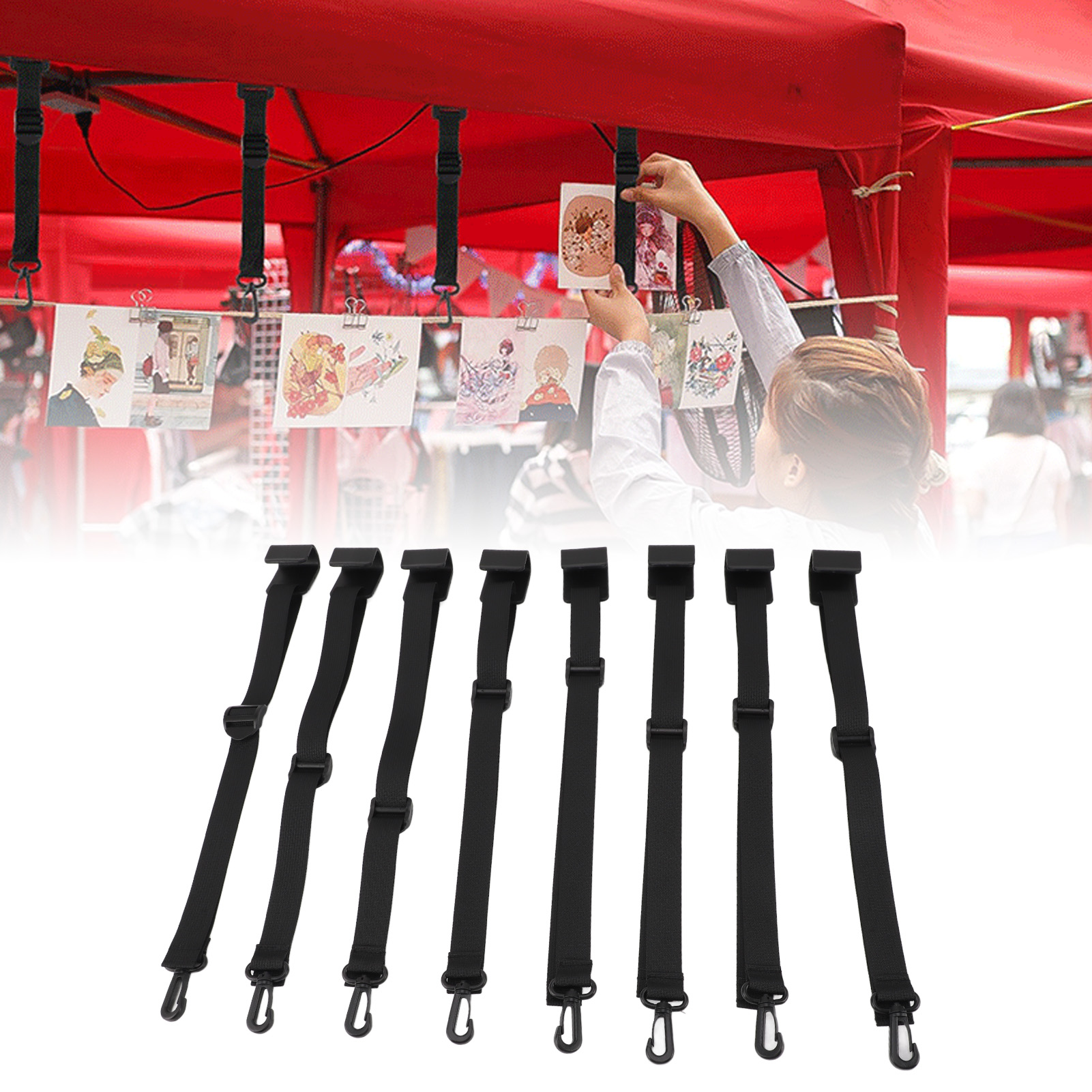 Markisenclips, Zeltaufhängungsset, Multifunktionale Markisenhaken Für Camping Und Outdoor-ausstellungen
