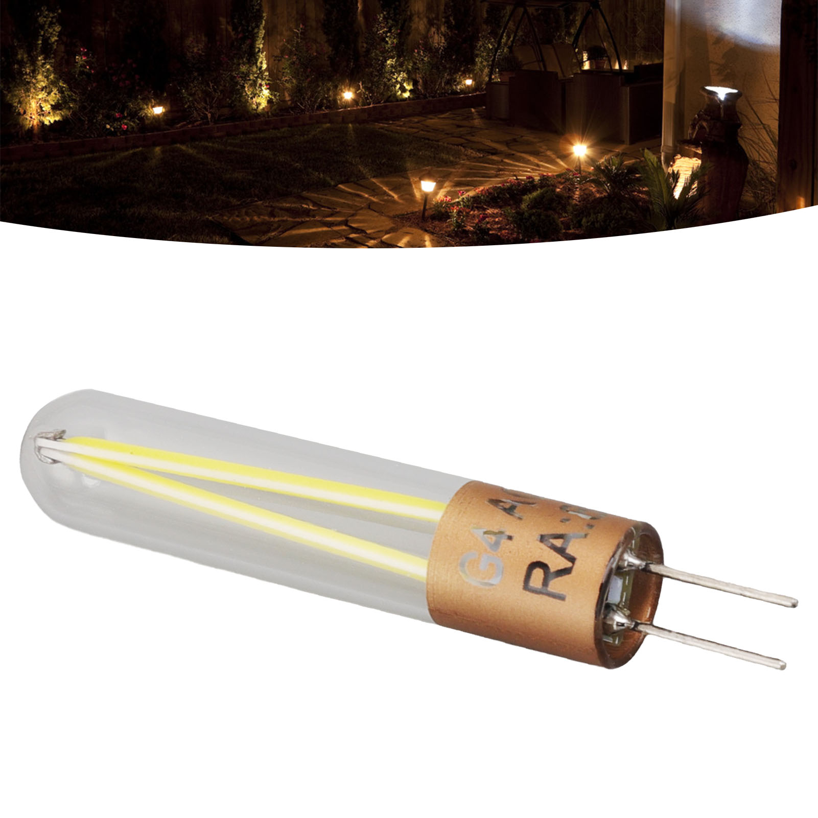 G4 Led-lampe, 6000k Weißes Licht, 2w, Entspricht Einer 20w Halogenlampe, Doppelstift-led-lampe, G4 Glasröhrenlampe.