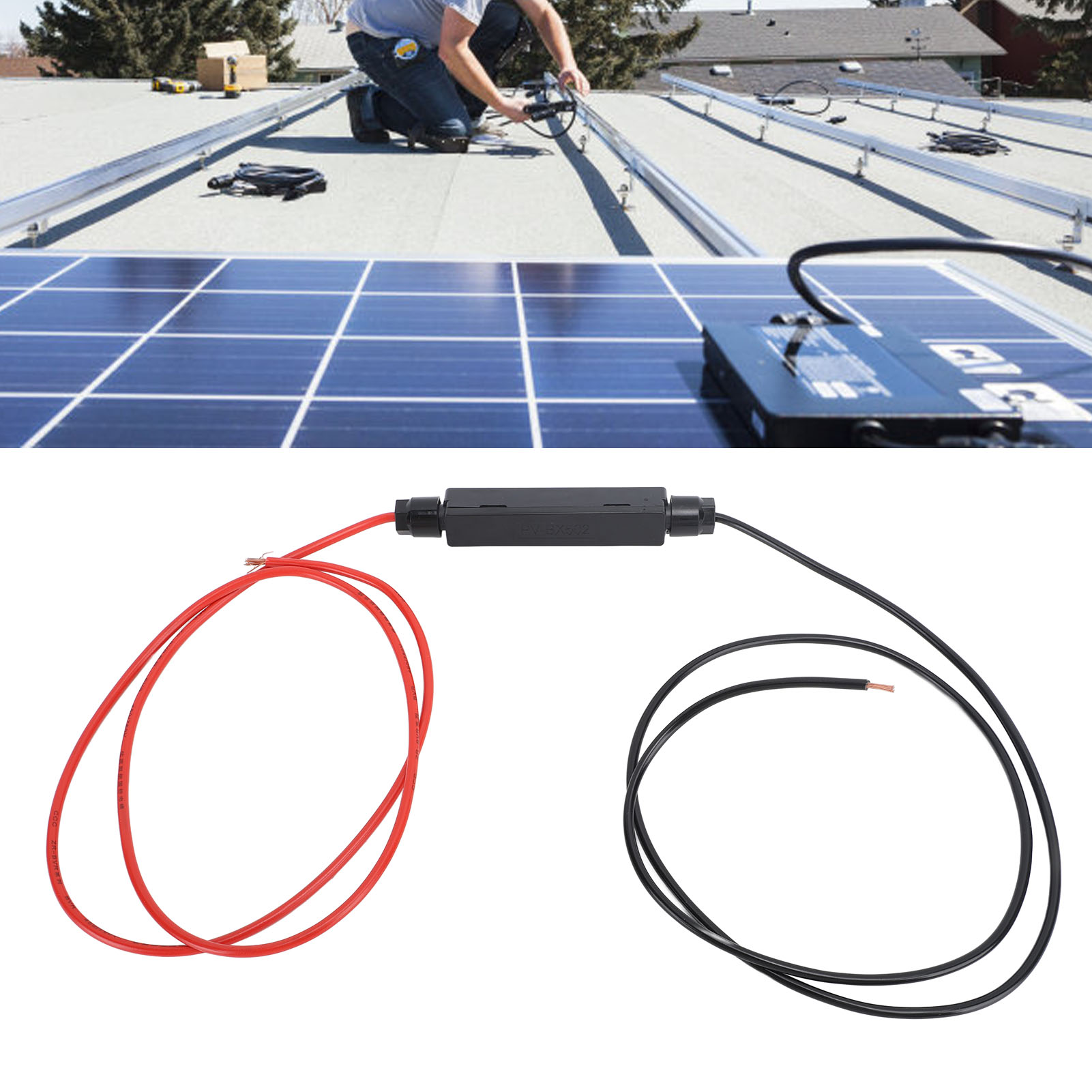 Mc4-solaranschlussdose-anschlusskabel, Mc4-wasserdichtes Anschlusskabel Für Photovoltaik-haushaltskabel.