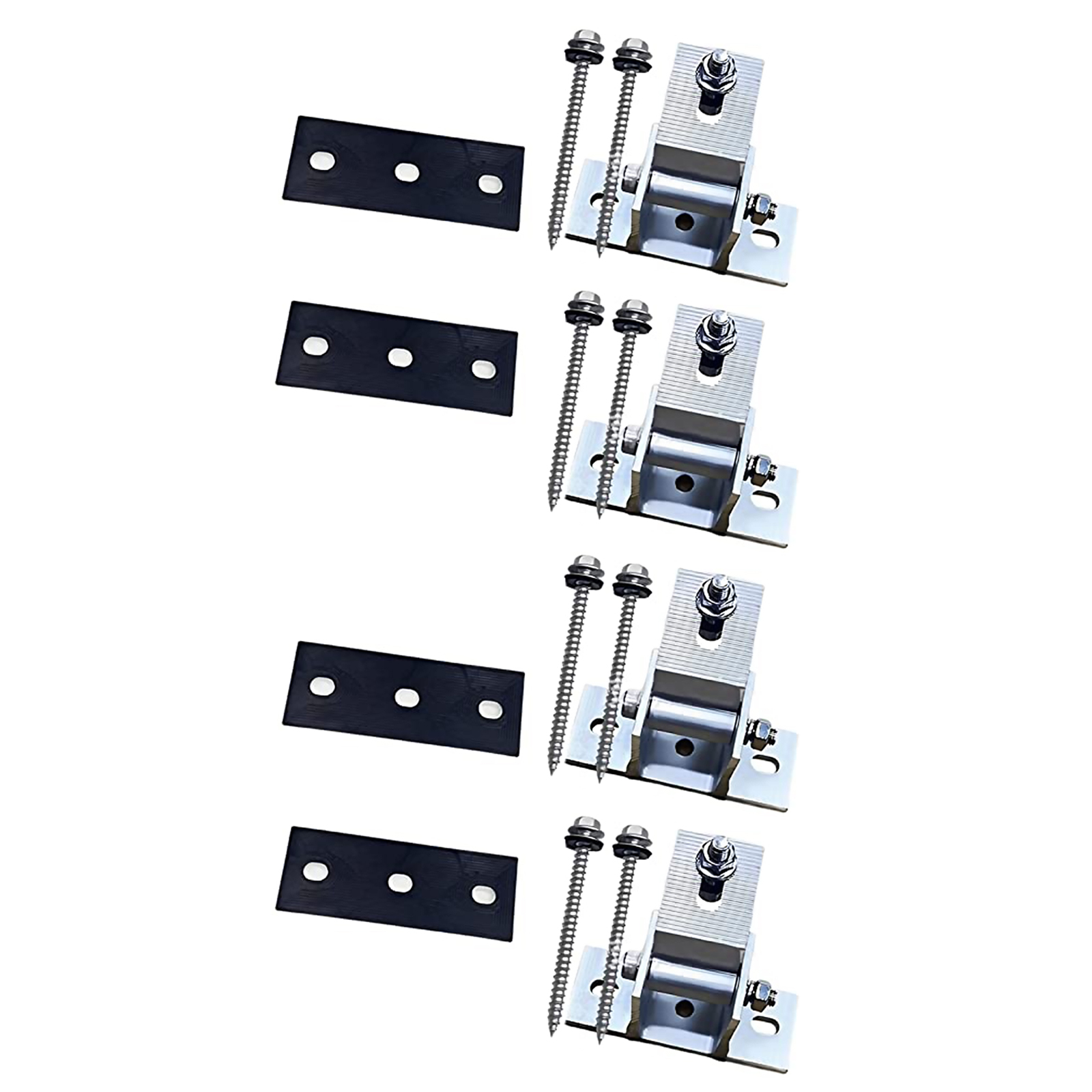 Montagesatz Für Solarmodule, Verstellbar Von 15 Bis 30 Grad.
