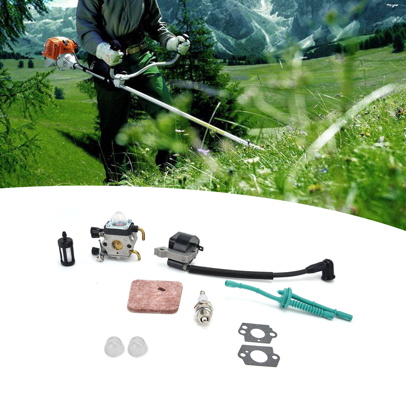 Zündspule Für Stihl Fs55 Fs38 Fs55r Km55 Fs45 Fs46 Trimmer-kit