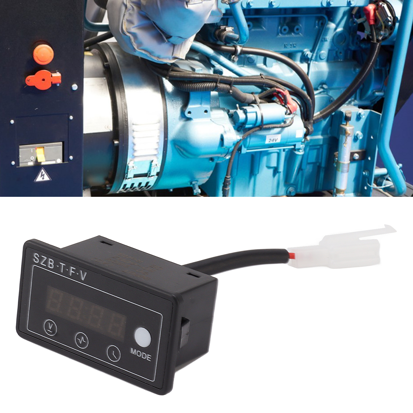 Digitales Voltmeter 402c Für Benzin- Und Dieselgeneratoren, 90–250 V