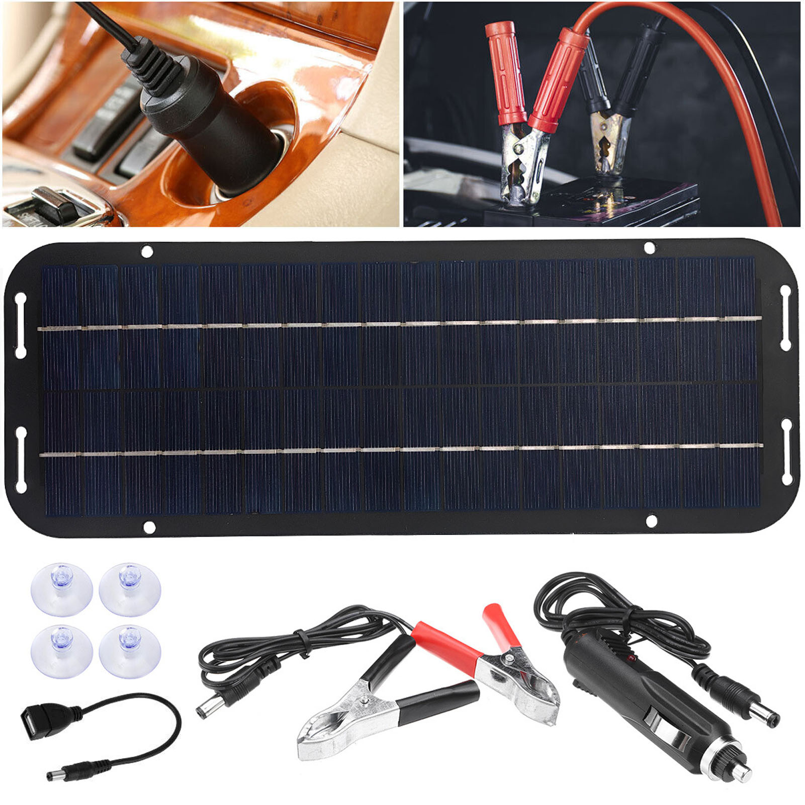 6w 12v Polykristallines Silizium-solarpanel Für Das Laden Im Freien