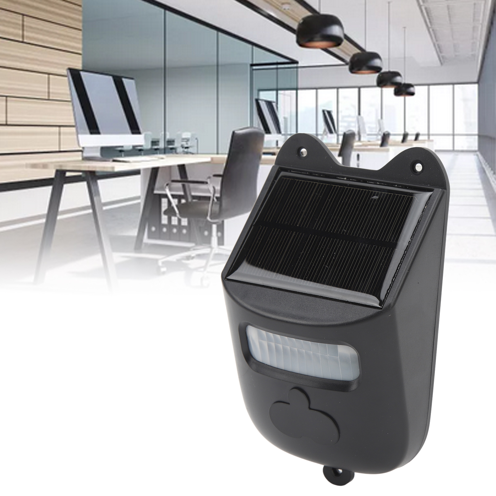 Solarbetriebener Wegweiser Mit Großer Reichweite, Digitalanzeige, Schutzbereichsmelder, Infrarot-türklingel, Europäischer Standard 110–240 V