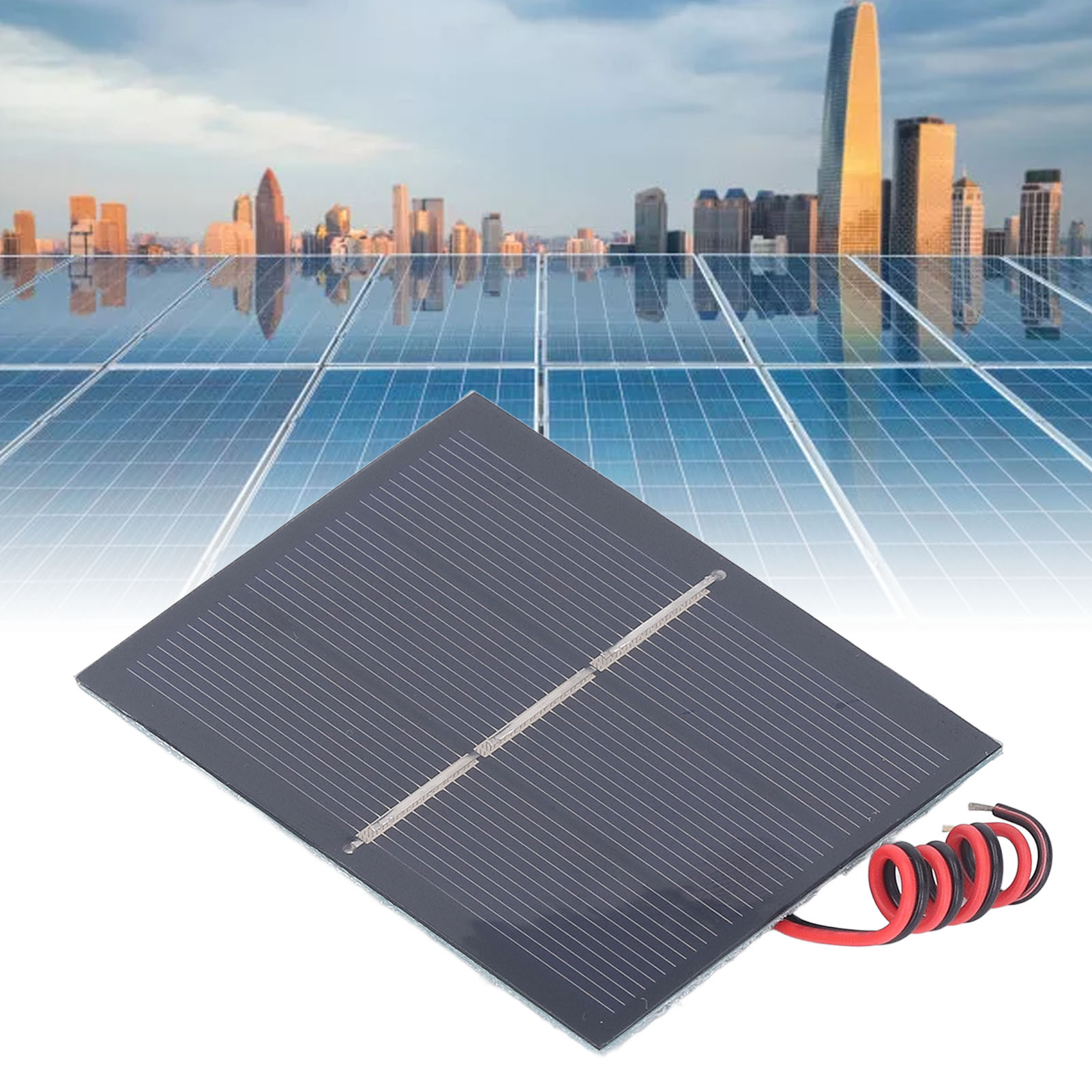 0,65-w-1,5-v-solarpanel Mit Kabel, Solarpanel Aus Epoxidharz, Diy-solarpanel