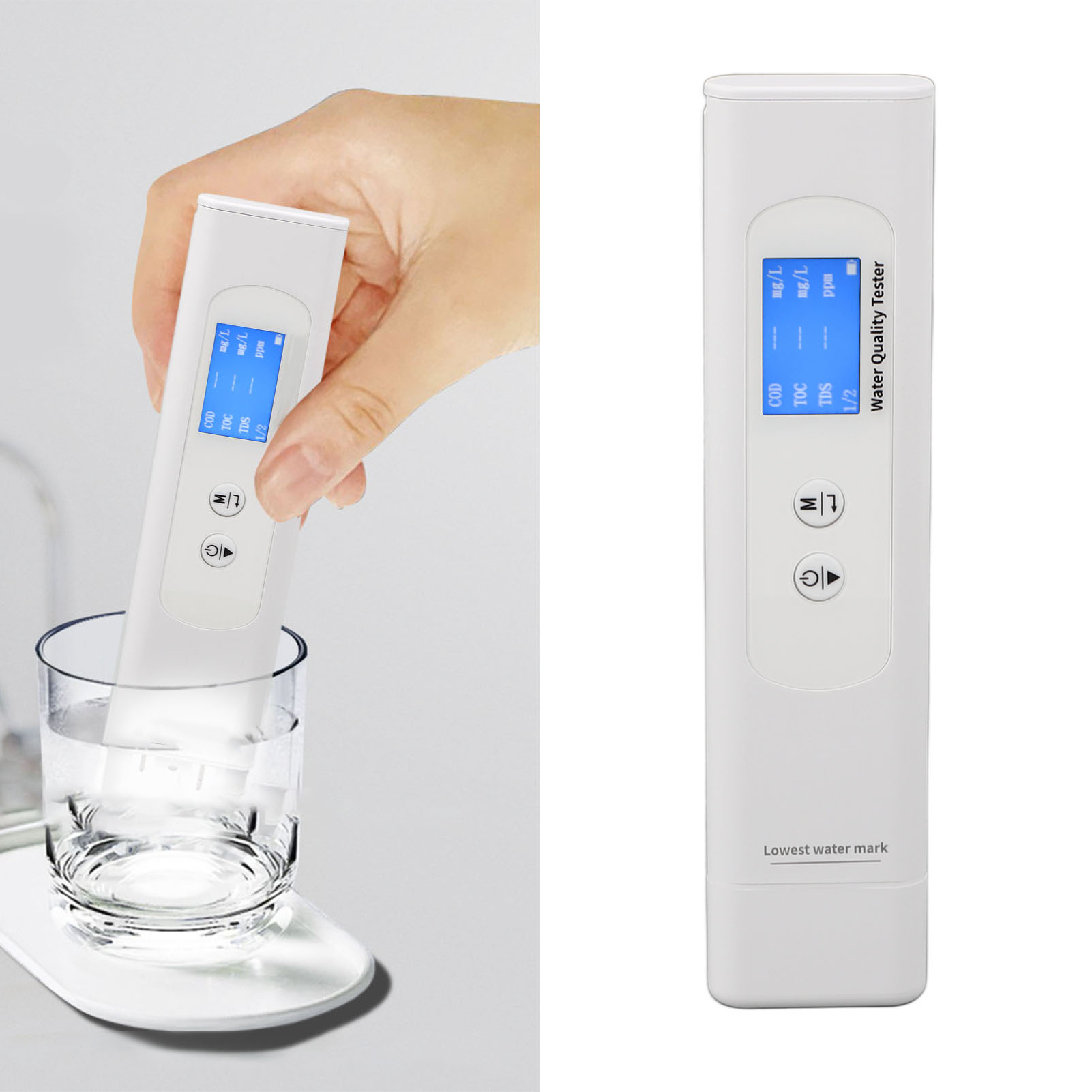 Tragbares 6-in-1-wasserqualitätsanalysegerät (toc, Temperatur, Csb, Leitfähigkeit, Ec, Tds) Für Trinkwasser