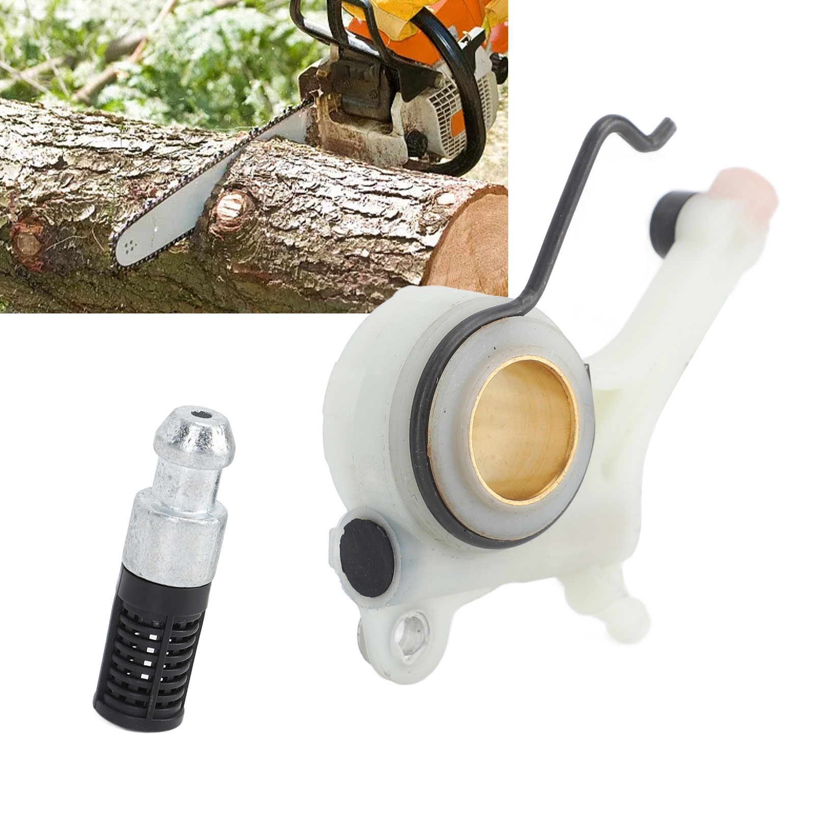Ölpumpe, Schmiernippel Und Schneckengetriebe Kompatibel Mit Stihl Ms271, Ms291 Und Ms 271 Kettensägen (referenzen: 1141, 640 Und 3203).