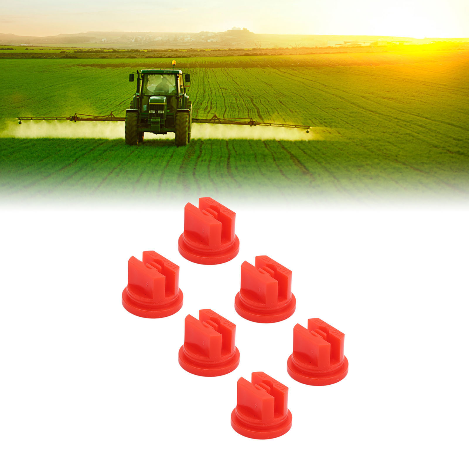 20 Stück/verkauf Von Motorisierten Landwirtschaftlichen Sprühdüsen, Hochdruck-sprühdüsen, Verschiedenen Fächerförmigen Klemmdüsen-zubehörteilen 04