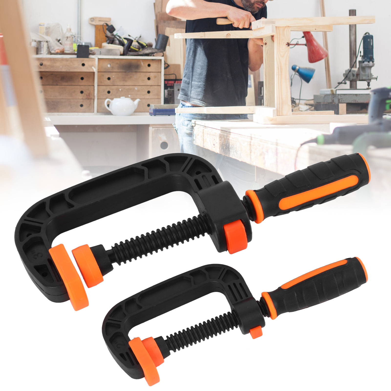 Satz Schnellspannklemmen, C-klemmen, G-klemmen, Holzbearbeitungsklemmen, Kunststoffklemmen, Clips Und Haltevorrichtungen