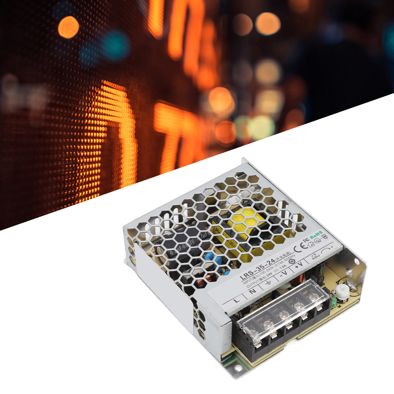Lrs 24v Schaltnetzteil, Magnetventilsensor, 100–240v Led-wandstrahler Lrs-35w-24v 1,5a