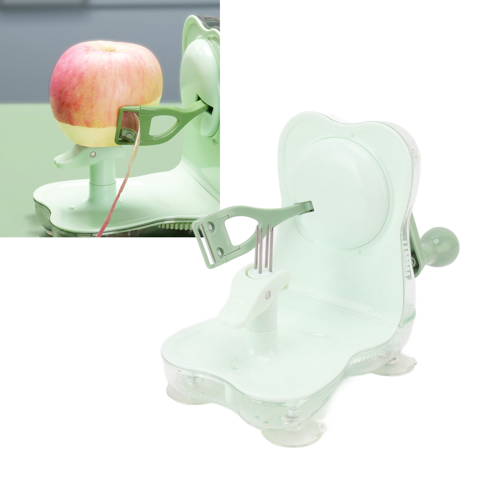 Manueller Apfelschäler, Obstschneider, Schäler, Apfelschneider, Schäler