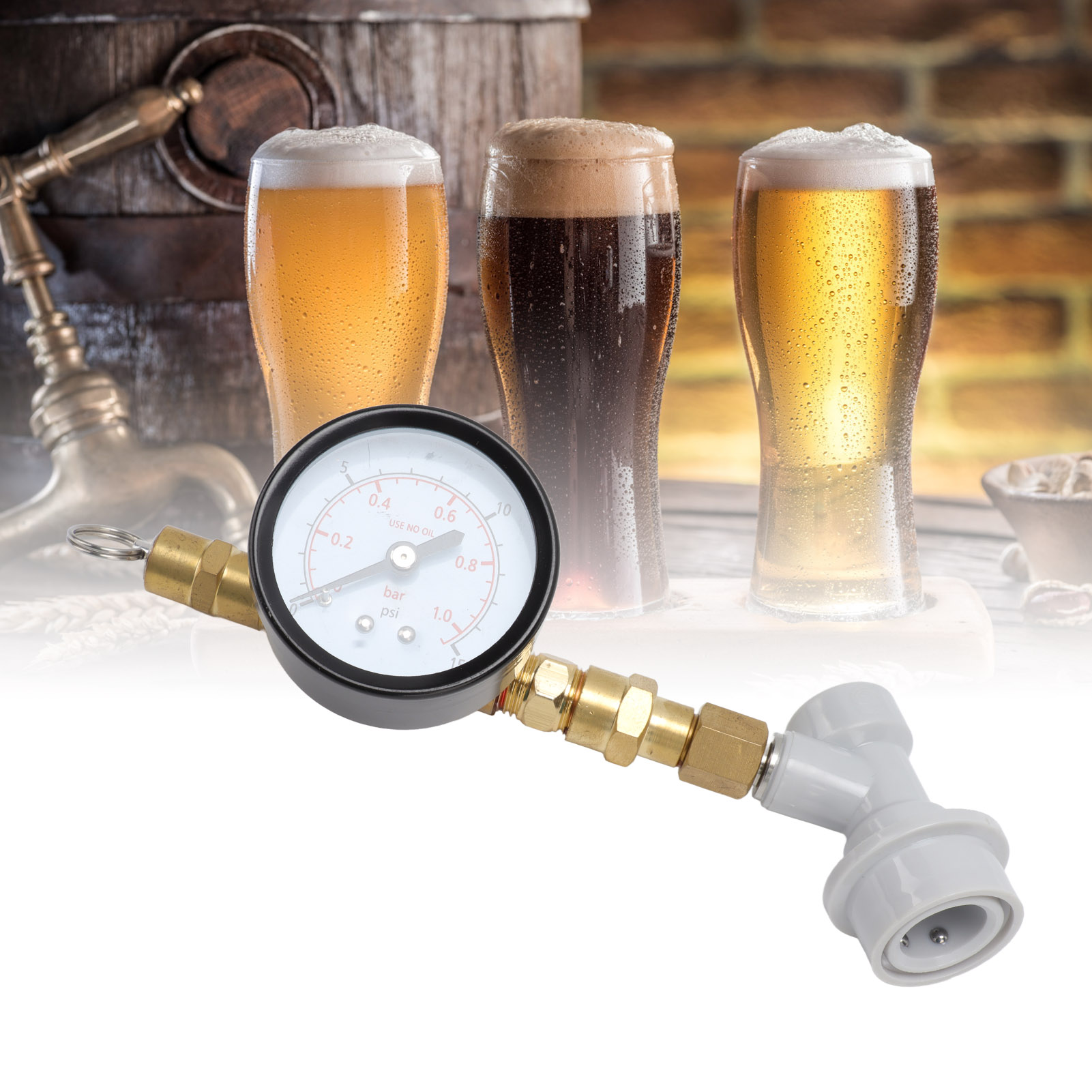Eimer Mit Coca-cola, Eimer Mit Pepsi, Druckbehälter, Manometer