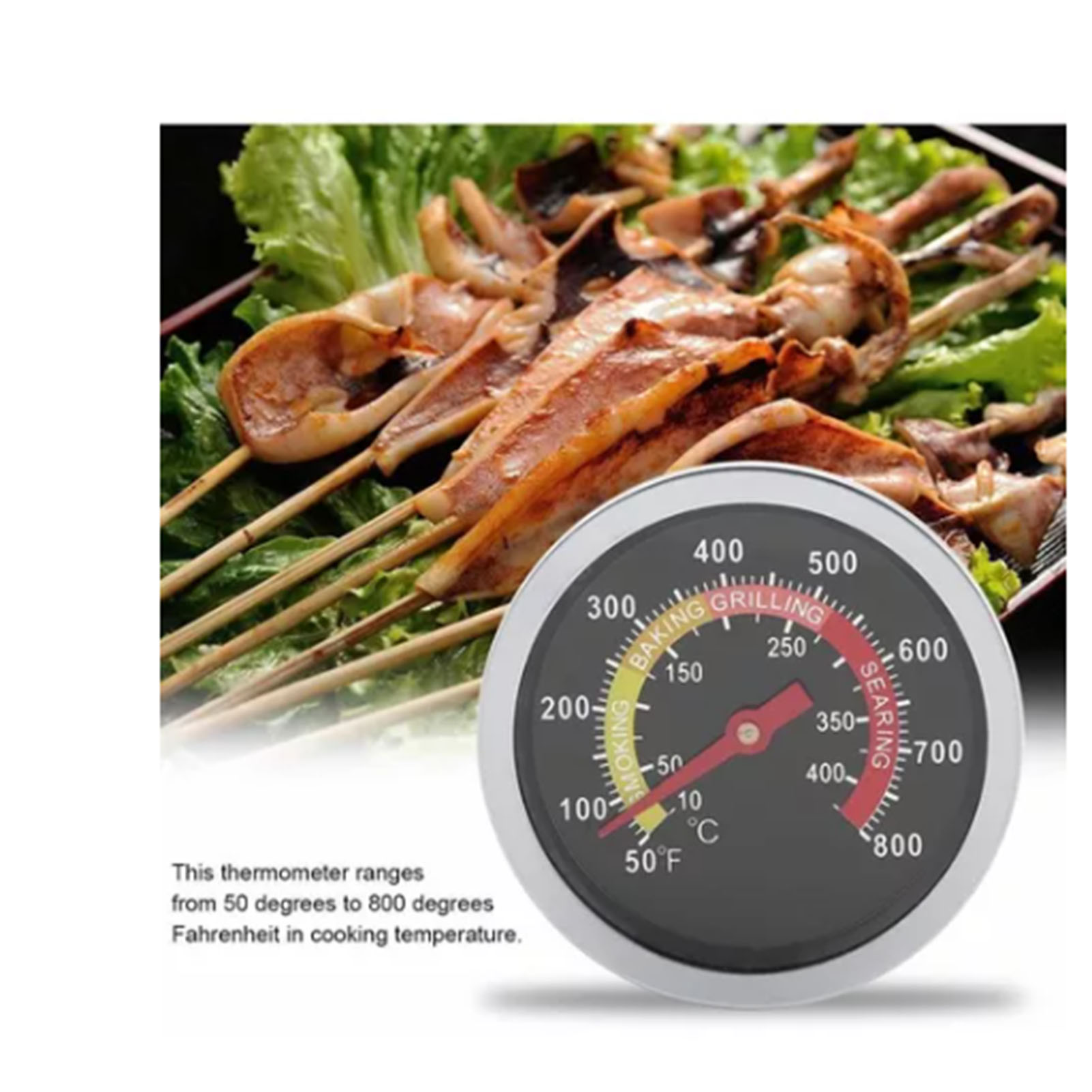 1 Grillofenthermometer (bimetall)