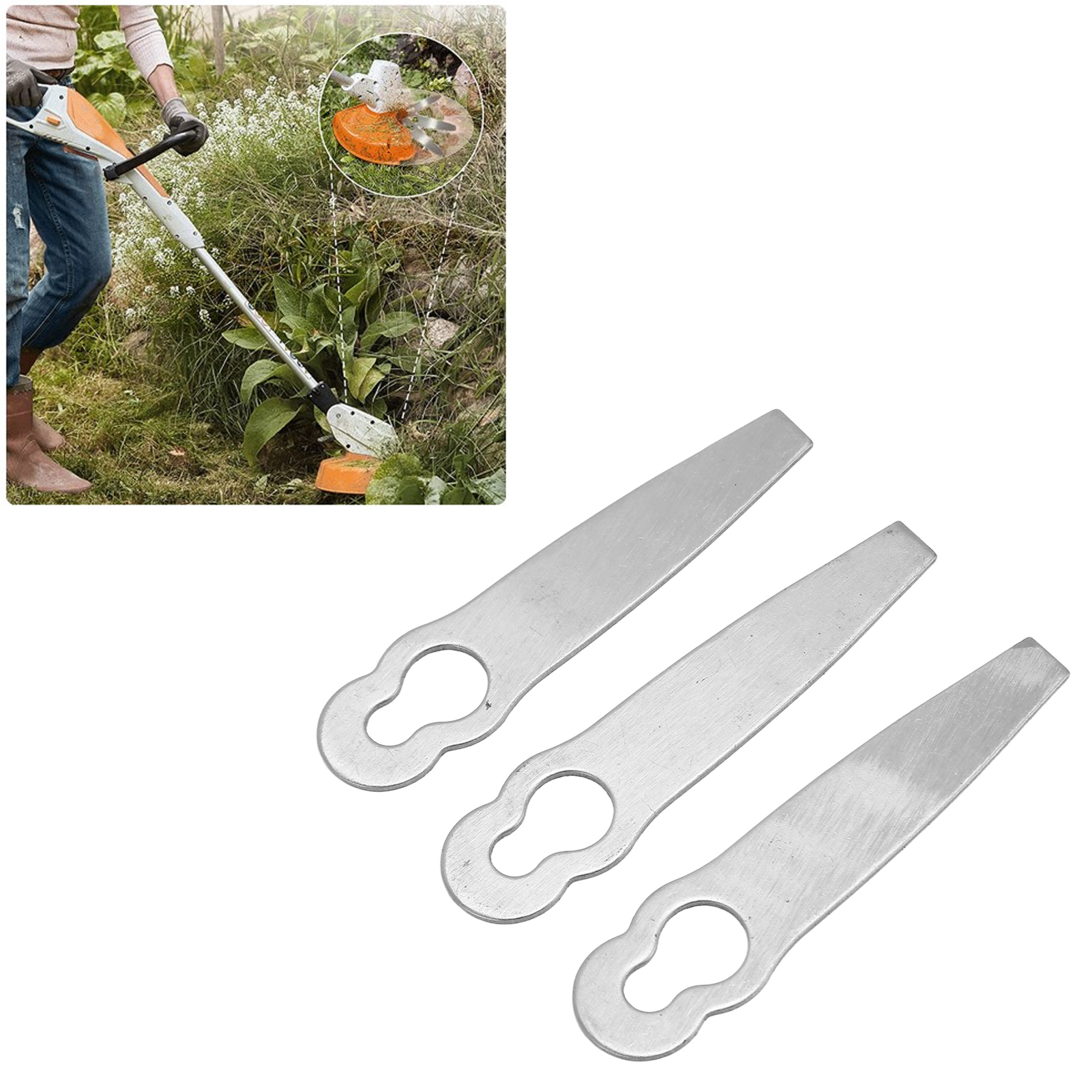 Set Mit 6 Rasenmähermessern, Gartenrasenmäherzubehör, Große Größe