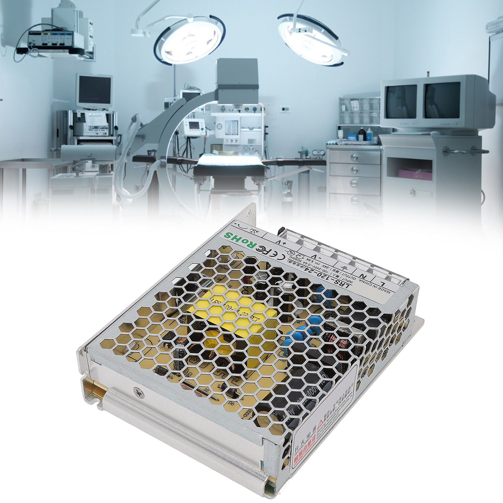 Lrs-schaltnetzteil, Magnetventilsensor, Wandleuchte 100–240 V Lrs-120w-24v 5a
