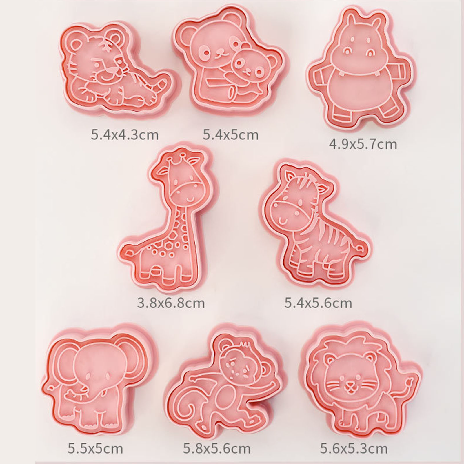 Waldtier-keksform, Giraffen-kekspresse, 3d-fondant-backwerkzeug