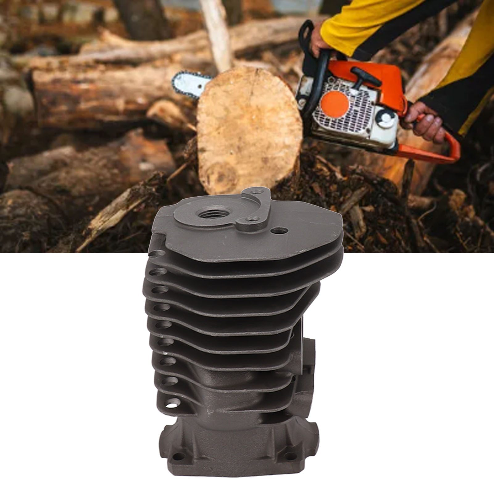 Die Ersatz-zylinderkolbenbaugruppe Für Die Kettensäge, 44 Mm, Ist Für Stihl 041 Geeignet.