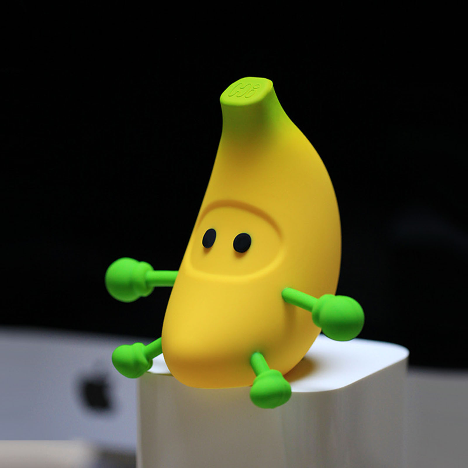 Bananenförmige Nachttischlampe, Led-nachtlicht Aus Silikon, Wiederaufladbare Schlaflampe Für Kinder, Kreative Tischlampe Zum Füttern Von Babys, Massagelampe Aus Silikon.