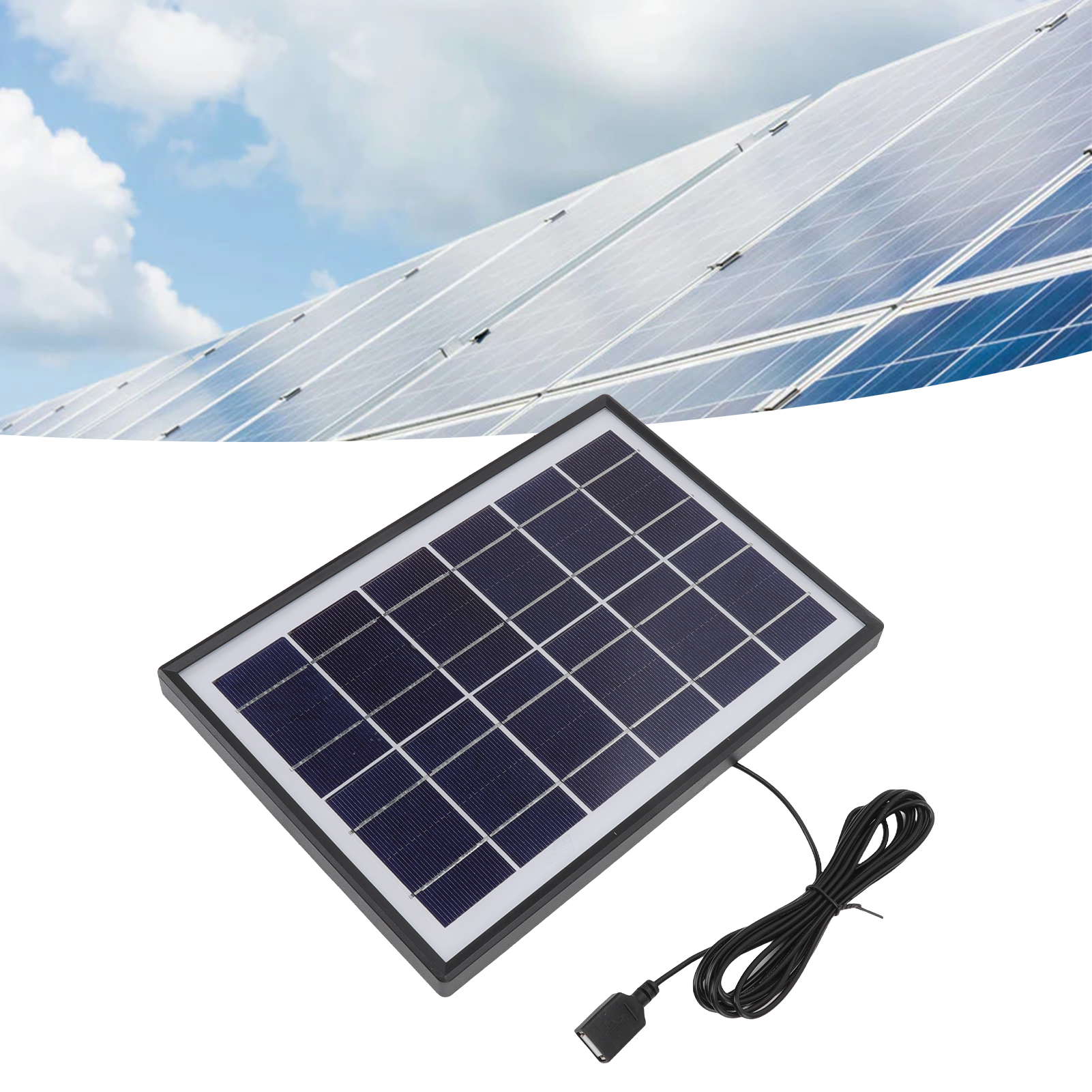 Es-0660 6w, 6v Polykristallines Silizium-solarmodul, Photovoltaikmodul, Solarstromerzeugungsmodul, Outdoor-mobiltelefon-lademodul