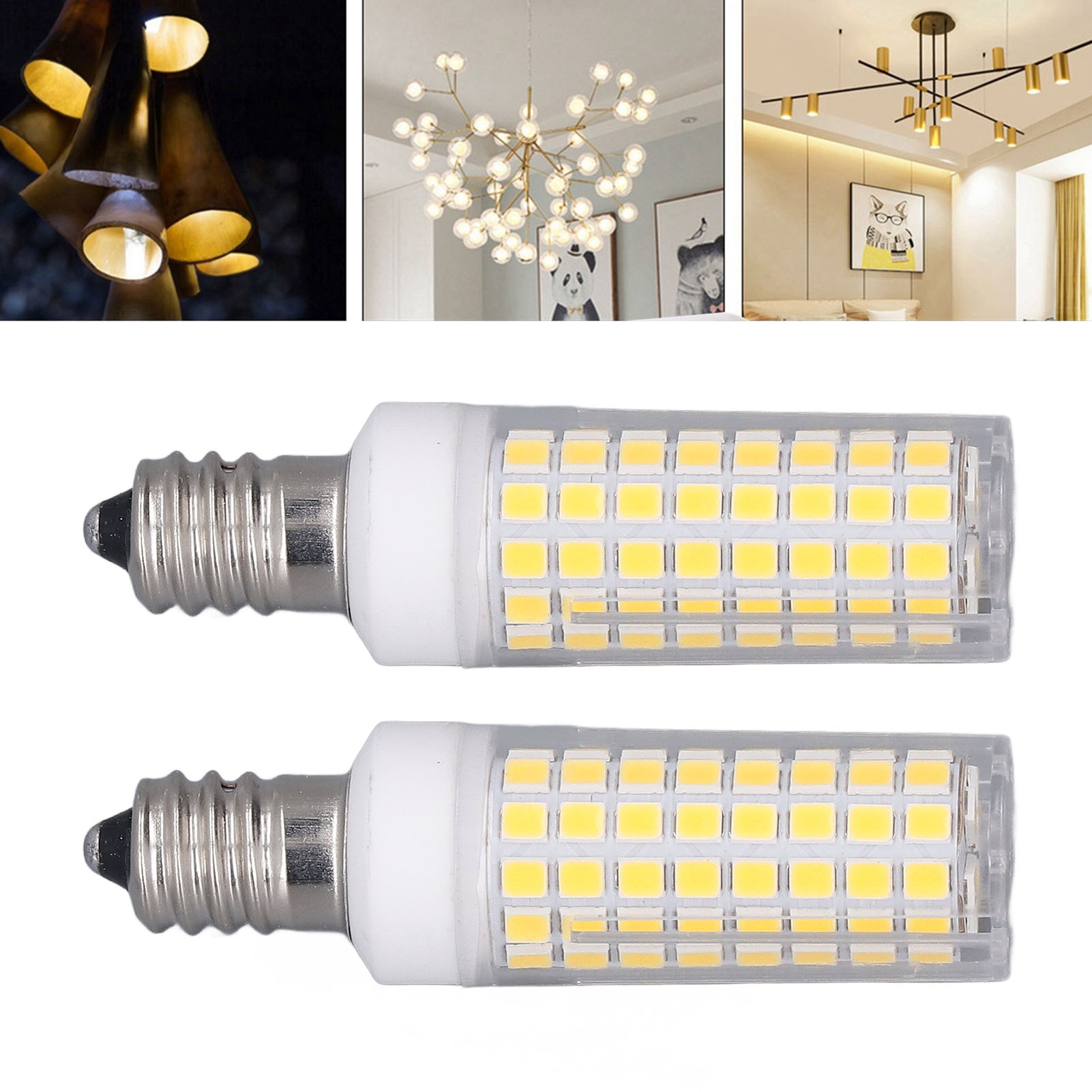 E12-keramik-led-lampe, 10 W, Dimmbar, 100–120 V Wechselstrom
