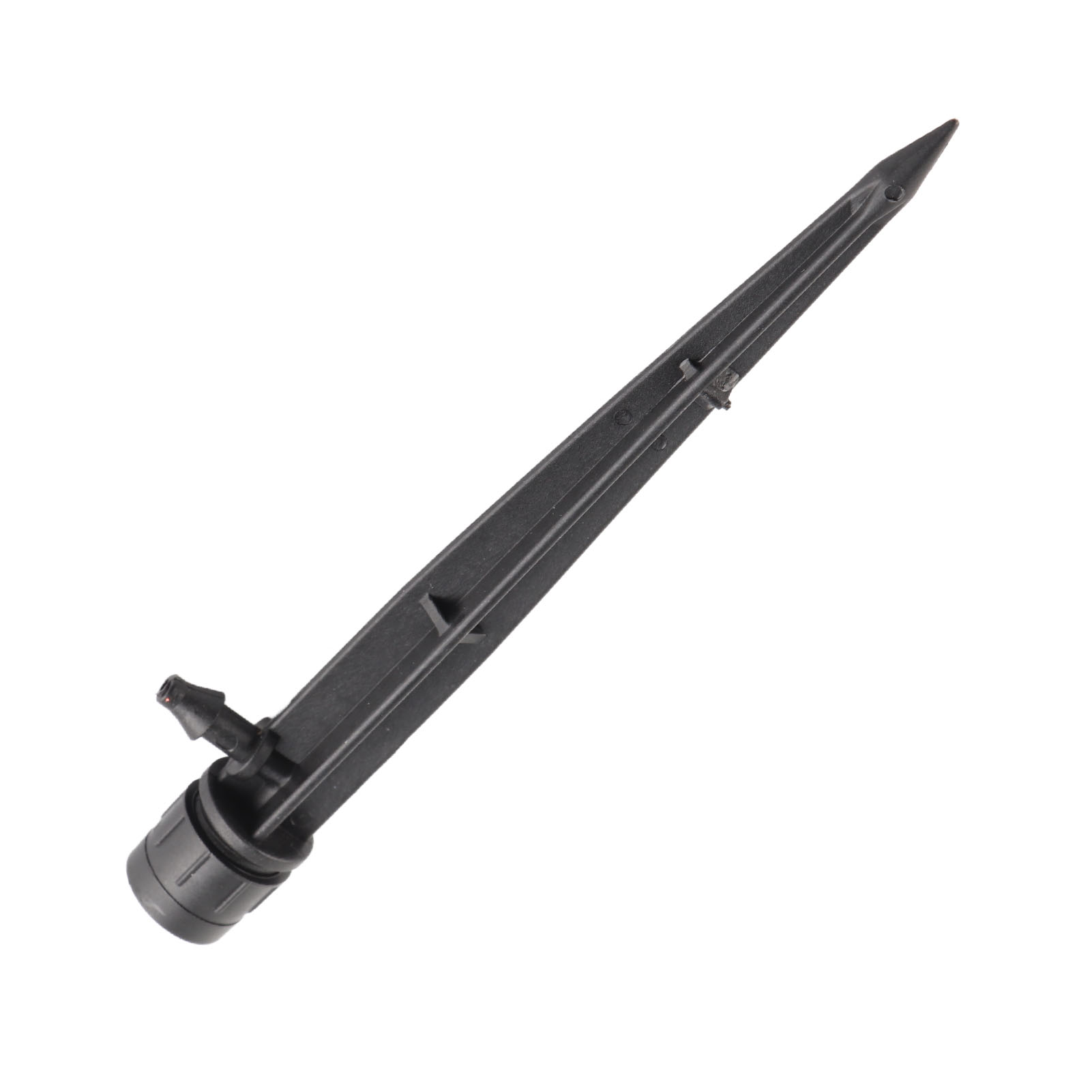 Packung Mit 100 Verstellbaren 360° Kreisförmigen Diffusions-bodensprengköpfen, 13 Cm, Schwarz.