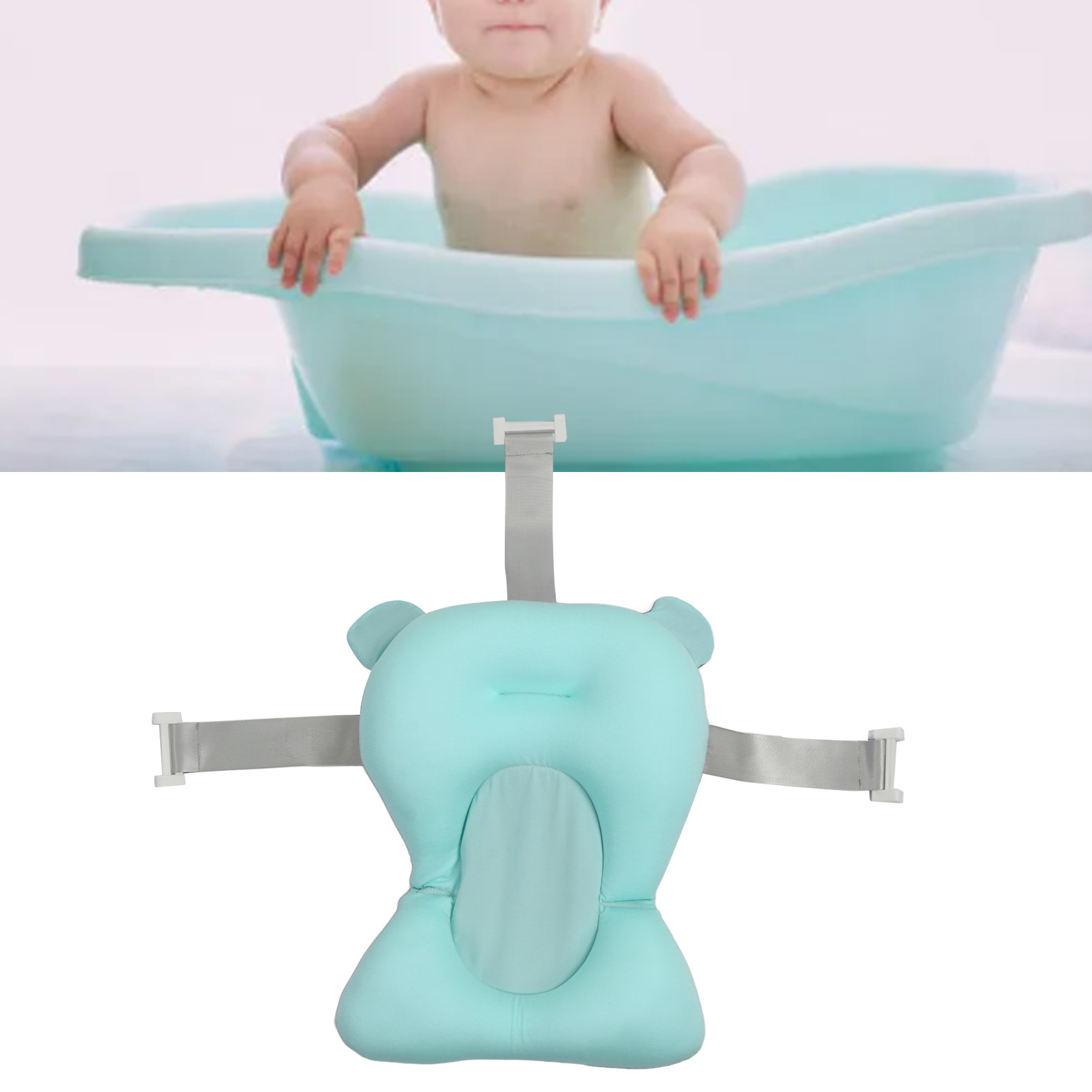 Neugeborenen-badewannenstütze, Badewanne, Netzbeutel, Kein Geschenk Enthalten, Große Blaue Hängematte