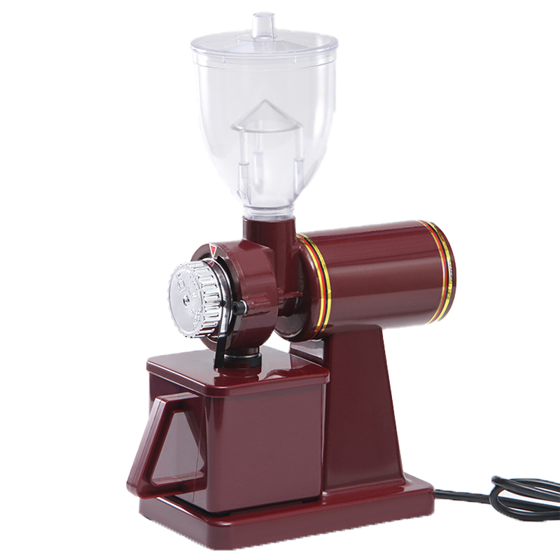 Halbautomatische Siphon-kaffeemühle, Kleine Gewerbemühle, Elektrische Kaffeemühle Für Den Hausgebrauch, Rot, 220 V, Europäischer Standard.