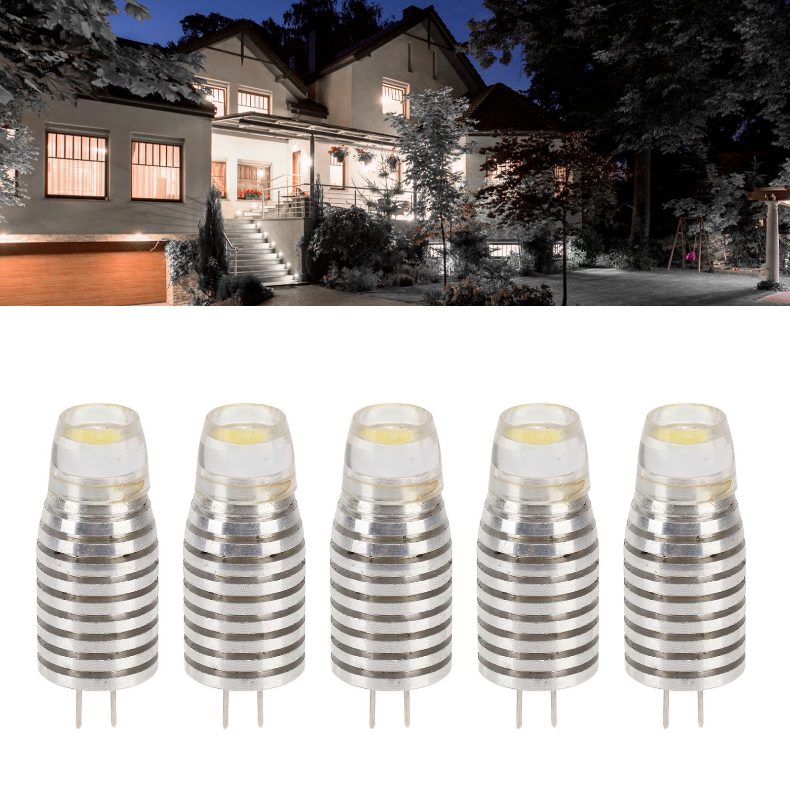 Energiesparende Led-spotlampe, Weißes Licht, 12 V