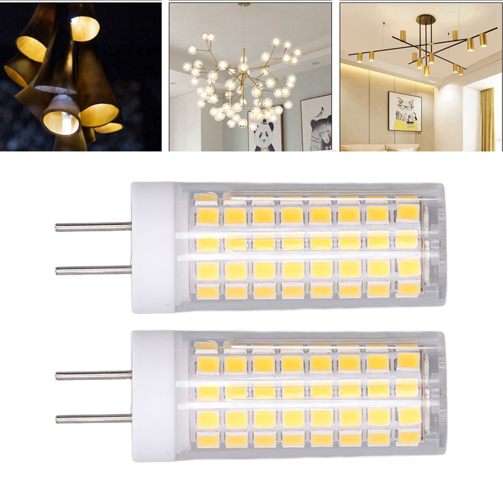 Gy6.35 Keramik-led-lampe, Gy6.35, 102 Leds, 10 W, Dimmbar, Ac 100–120 V