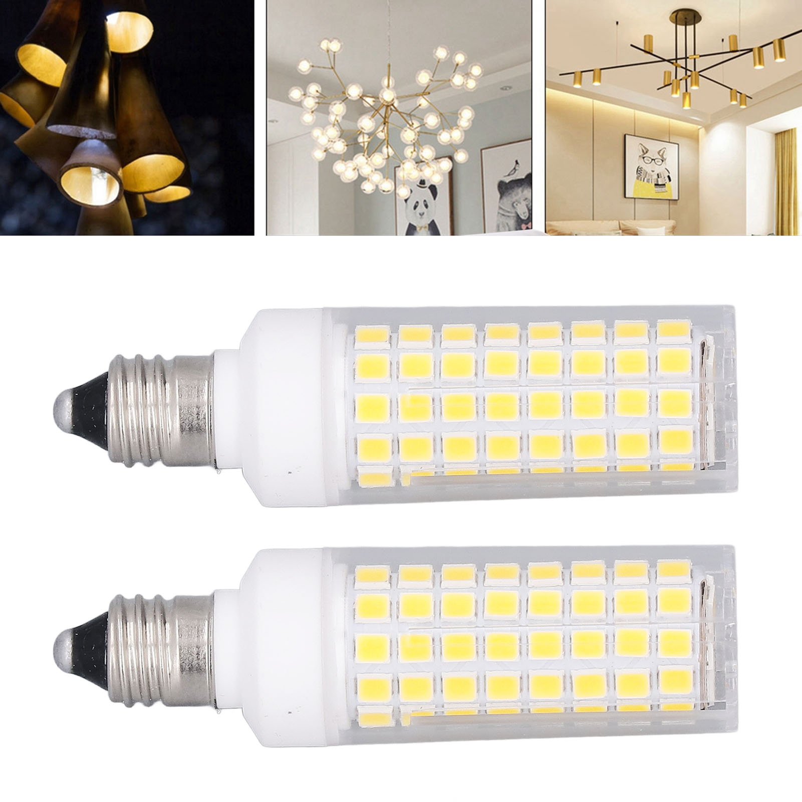 E11-keramik-led-lampe, Dimmbar, 10 W, E11-sockel, 102 Leds, 100–120 V Wechselstrom