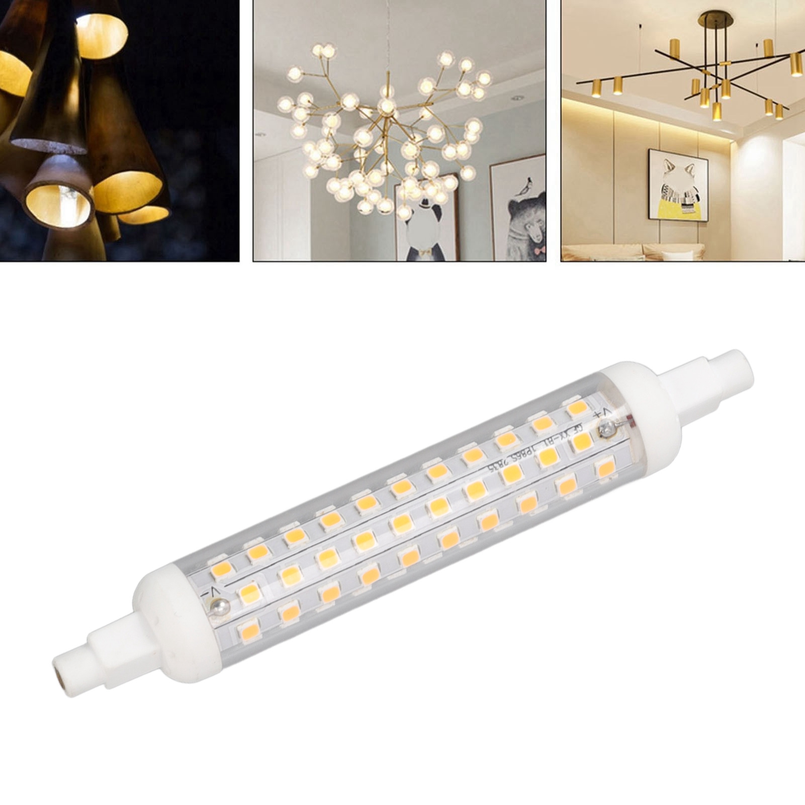 Hocheffiziente 10-w-doppelend-maispflanzenlampe, Flimmerfreier 360°-abstrahlwinkel, 220 V, Warmweißes Licht