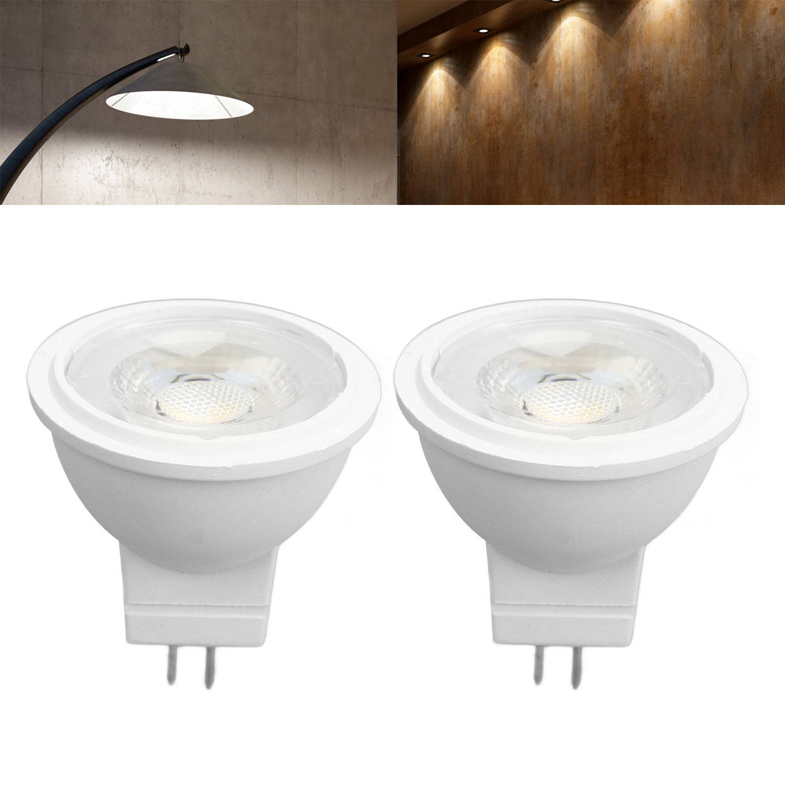 Mr11 4-pin-einbaustrahler, 3 W, 110 V, Dimmbar, Für Schienensysteme, Gartenbeleuchtung, Möbelbeleuchtung Oder Einbauleuchten, Warmes Licht