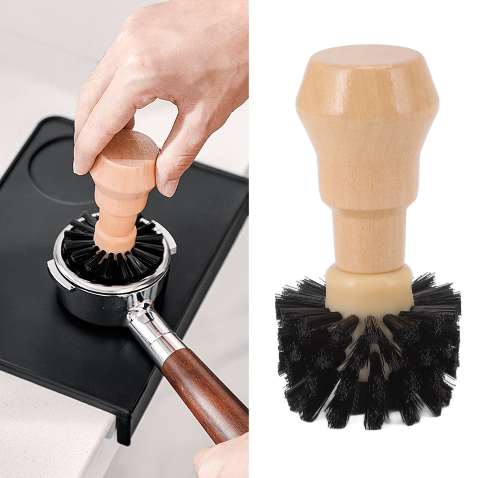 Reinigungsbürste Für Kaffeeschalen, Reinigungsbürste Für Kaffeemaschinengriffe, Reinigungswerkzeug Für Bartheken 51/54 Mm