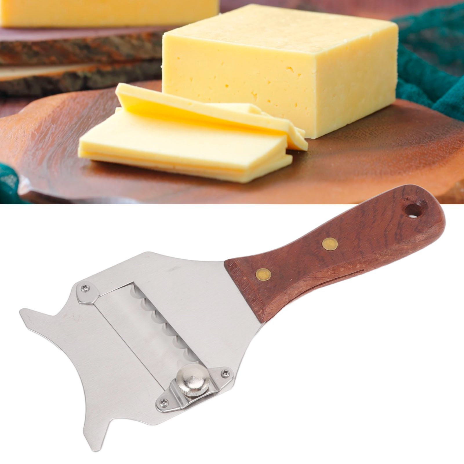 Trüffelmesser Mit Holzgriff, Schwarzer Trüffelschneider, Schokoladenschneider, Käseschneider.