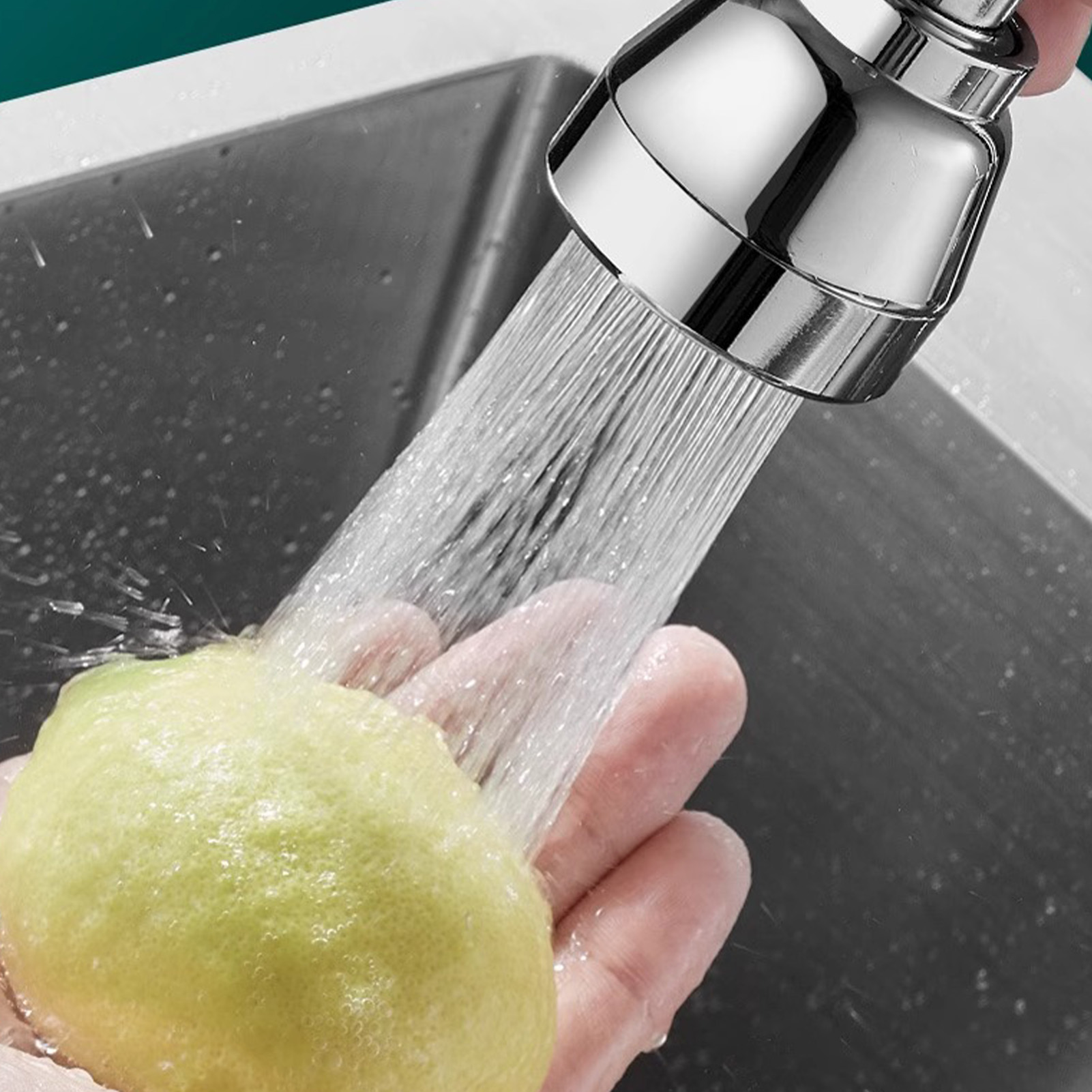 Universelle Wasserhahnverlängerung, Drehbare Küchenverlängerung, Spritzschutz-luftsprudler Mit Filter, Duschkopf Aus Vollkupfer