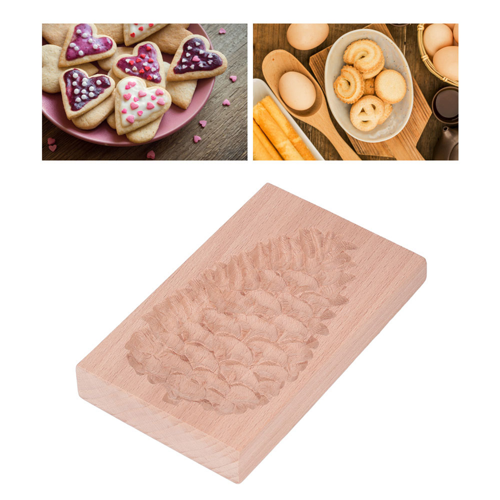 Keksformen Aus Buchenholz Und Kiefernzapfen