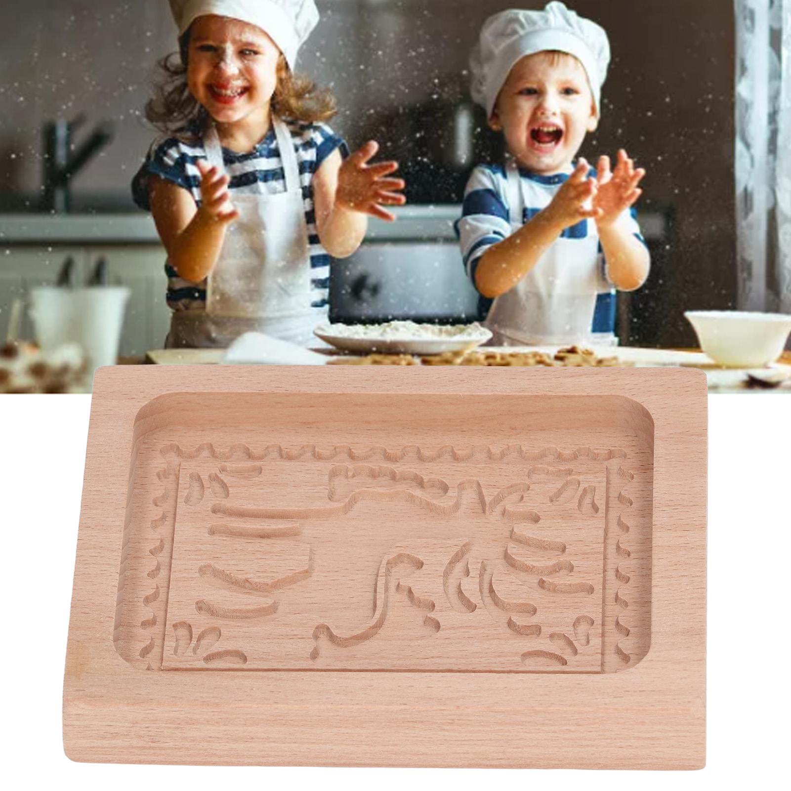 Keksformen Aus Buchenholz Mit Rentiermotiv