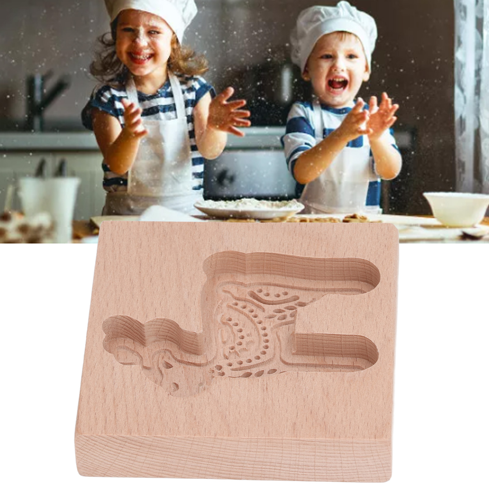 Ausstechform Aus Buchenholz – Hirsch