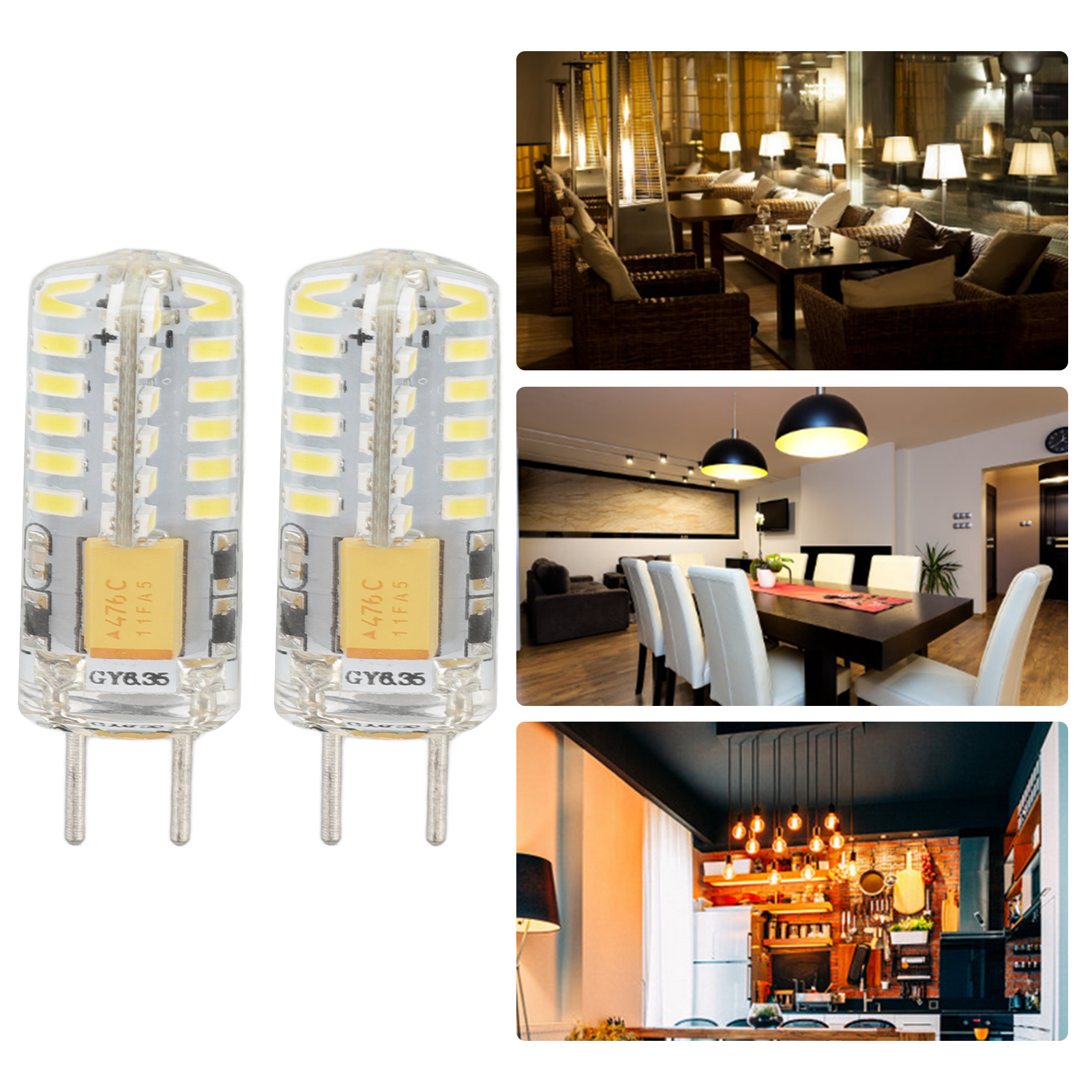 Led-lampe Vom Typ Gy6.35 (maiskolben), Gy6.35 48 Led-lampe, 3 W, 12 V