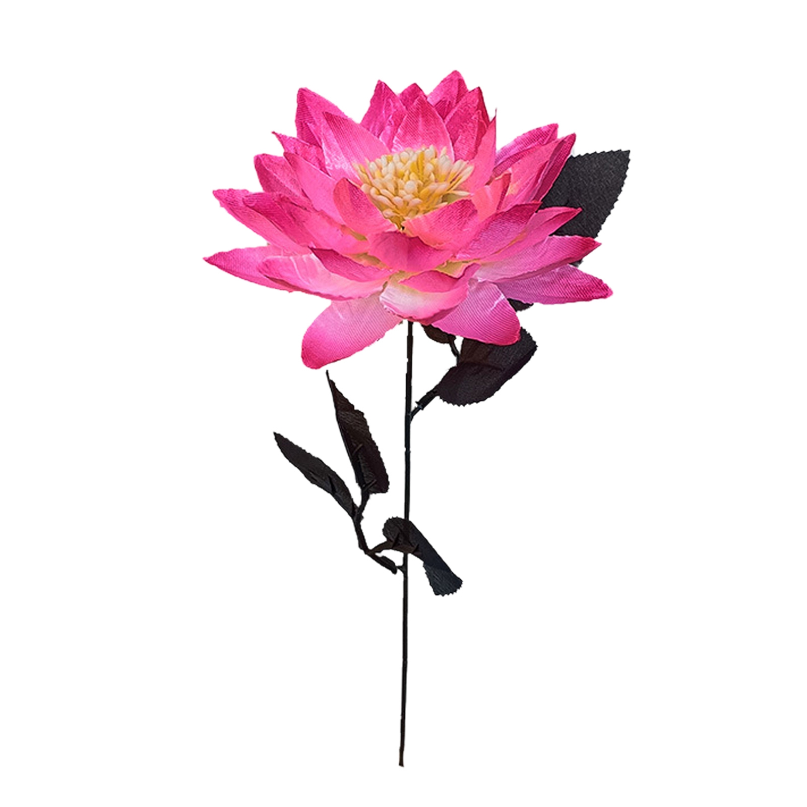 Einfache Schwarze Künstliche Lotusblume Für Die Heimdekoration - Rosa Lotus