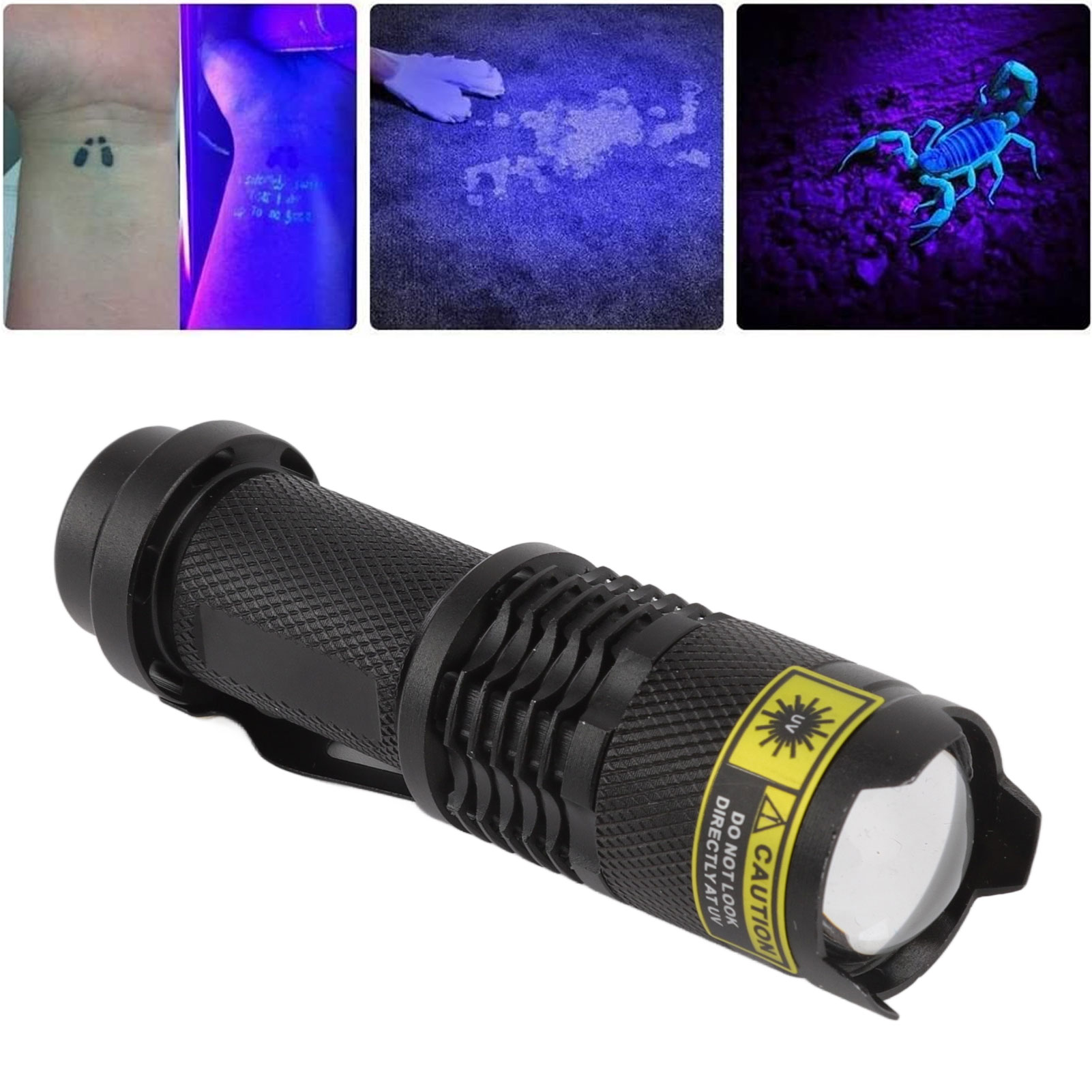 365-nm-banknotendetektor, Led-fluoreszenz-testlampe, Fluoreszenz-testmaske, Uv-taschenlampe