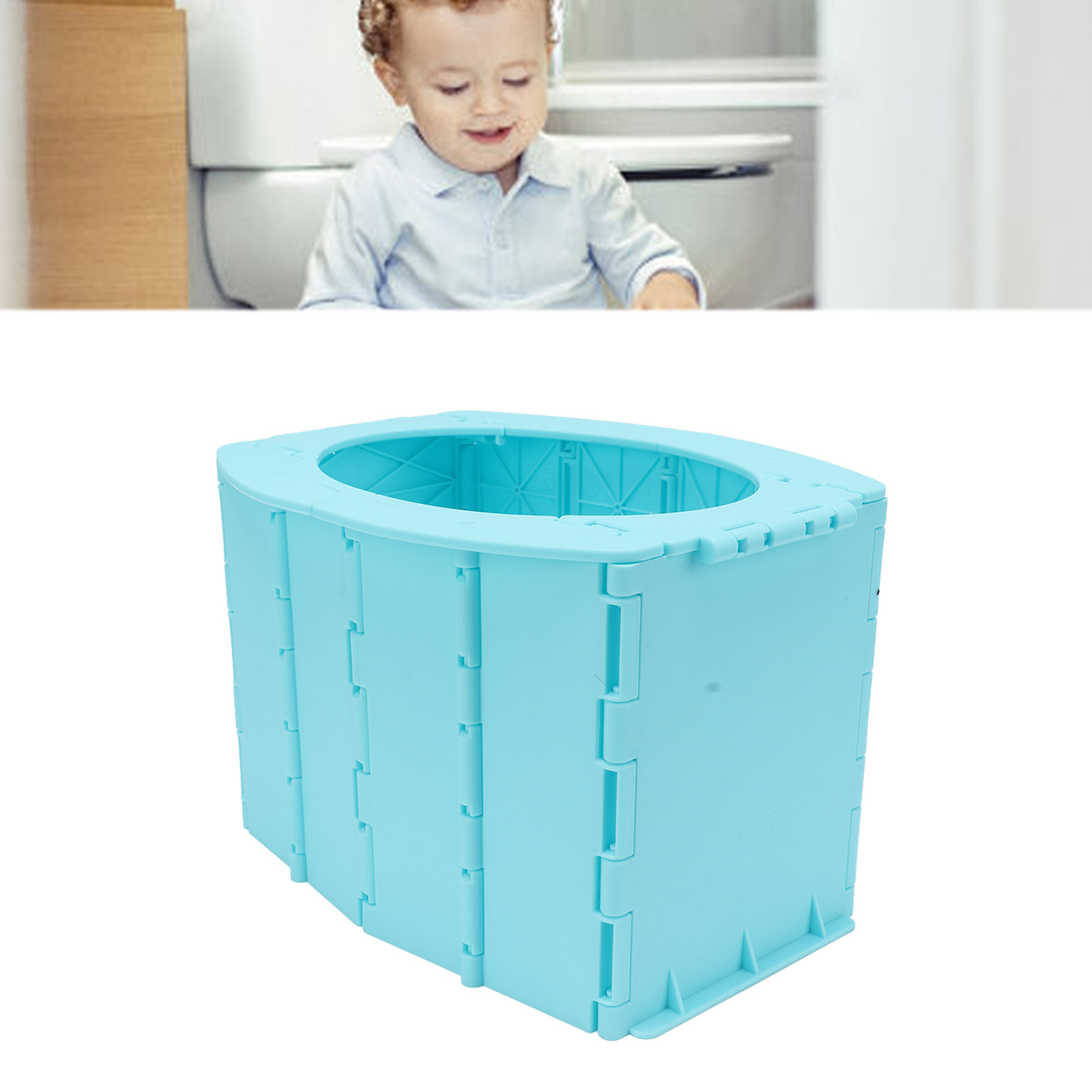 Tragbares Töpfchen Für Kinder, Faltbarer Reise-toilettensitz, Nottoilette Fürs Camping