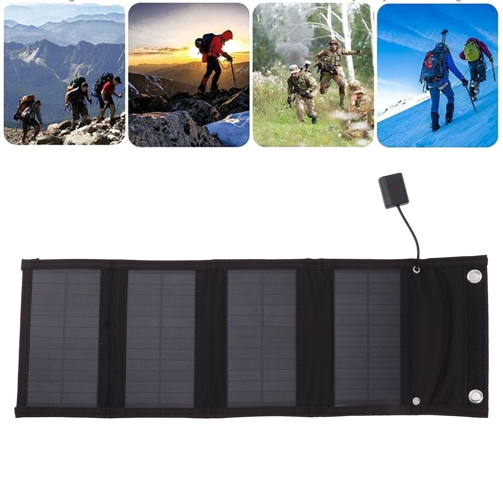 10-w-wasserdichtes Solarpanel Für Den Außenbereich, Faltbare Solartasche