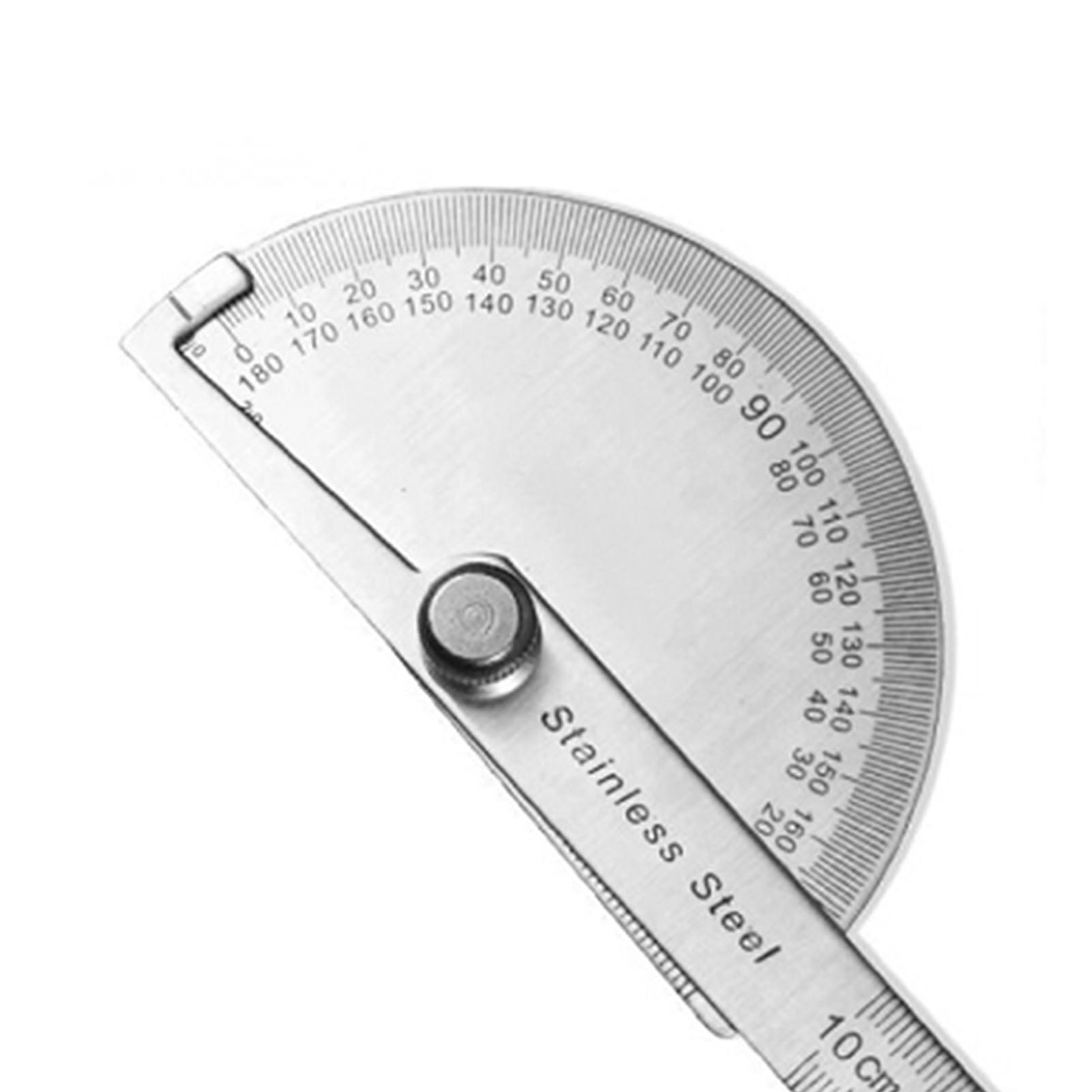 Winkelmesser Aus Edelstahl, Winkelmesser, Multifunktions-winkelmesser, 180-grad-winkelmesser, Messwerkzeug, Messlineal Für Holzbearbeitung