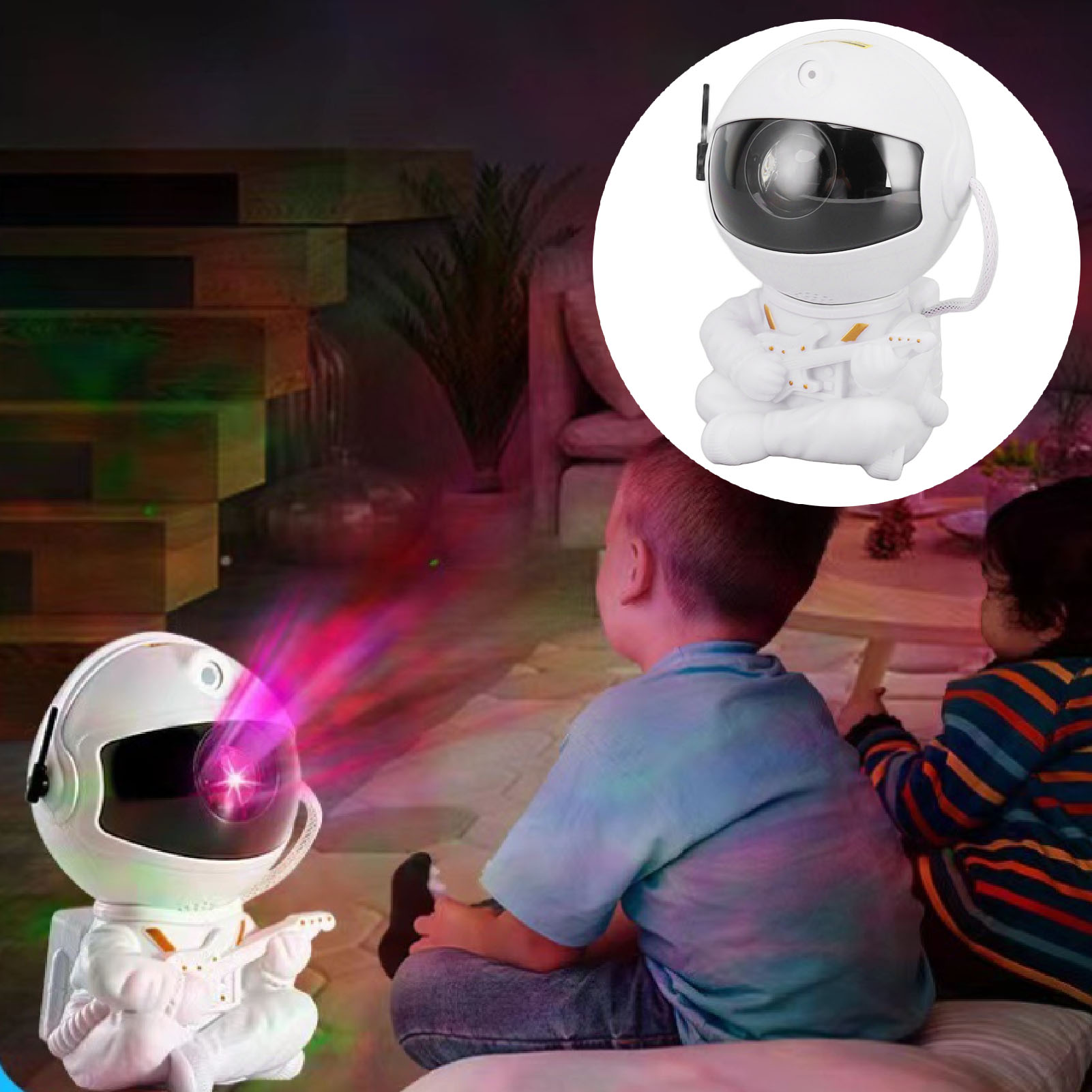 Sternenhimmel-projektor Mit Astronautenmotiv, Galaxienprojektor, Sternenlichtprojektor, Galaxienprojektor Fürs Schlafzimmer, Dekoration Fürs Spielzimmer (erwachsene), Kinderzimmer, Heimkino, Decke/zim