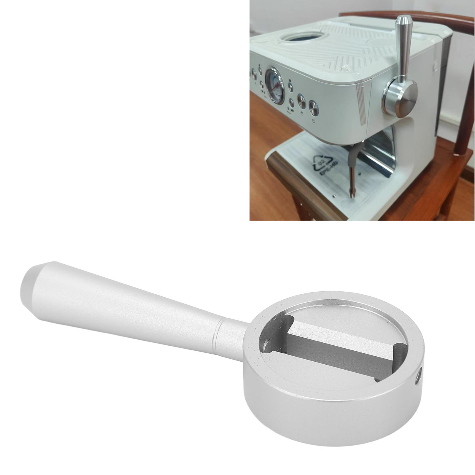 Passend Für Barsetto Bae02, 02s/petrus 3899/thermos 3231 Kaffeemaschinen: Silberner Knopf, Griff Und Dampfhebel