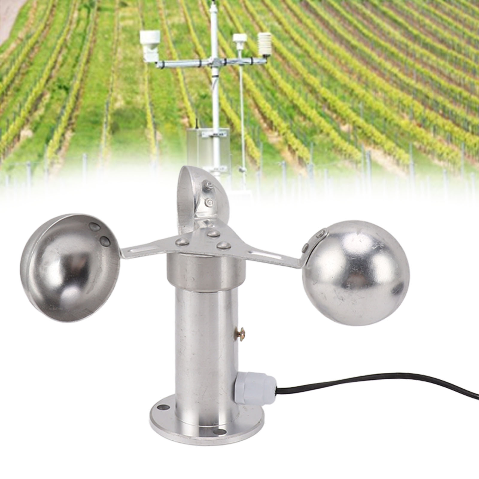 Anemometer, Windgeschwindigkeitssensor, Schalenanemometer, Winddetektor Für Außenwetterstationen, 0-3,8v Schalenanemometer