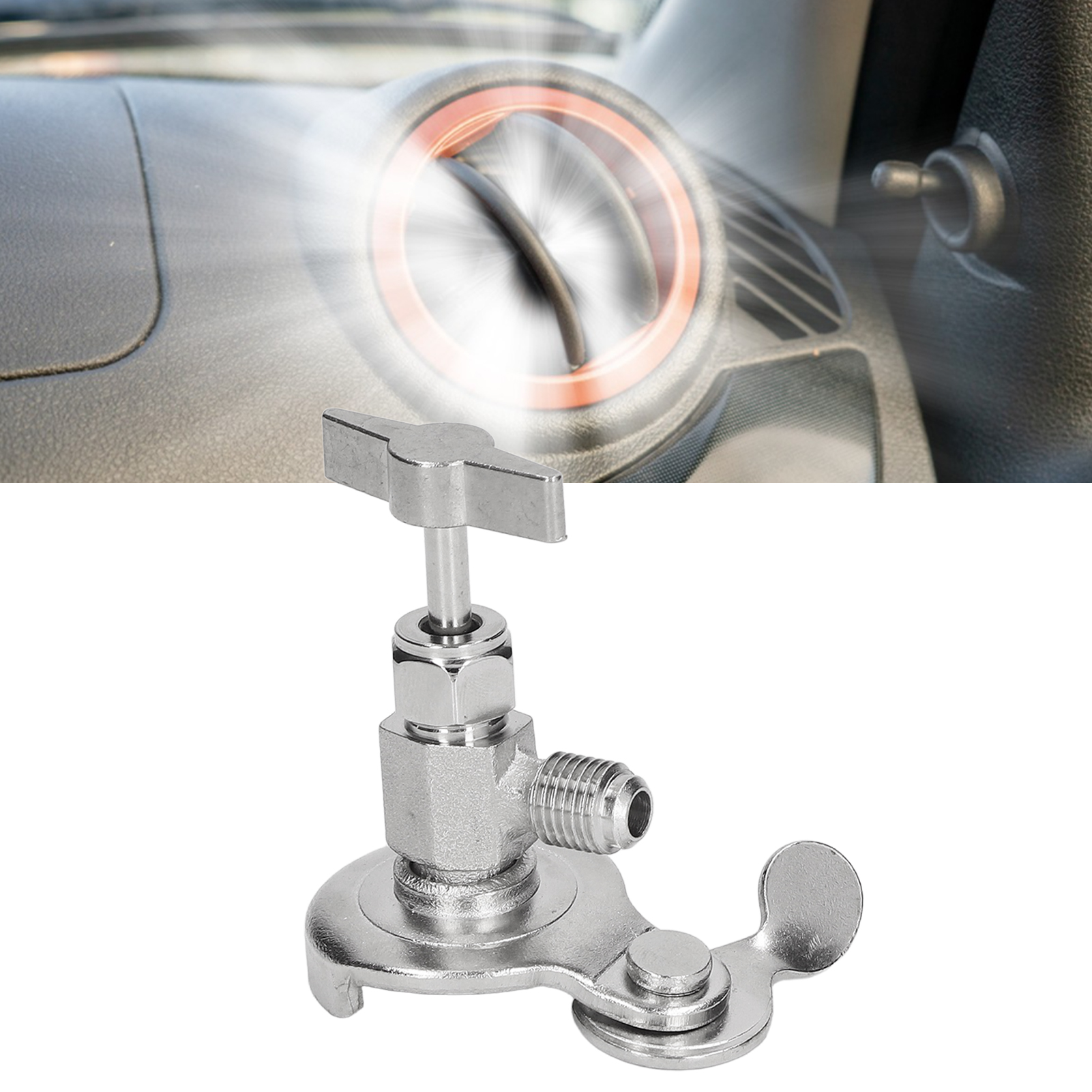 Geeignet Für Kfz-klimaanlagen-kältemittelschläuche R12, R22 Und R134a Mit Automatischer Zündung, Dosierventil Und Flaschenöffner.