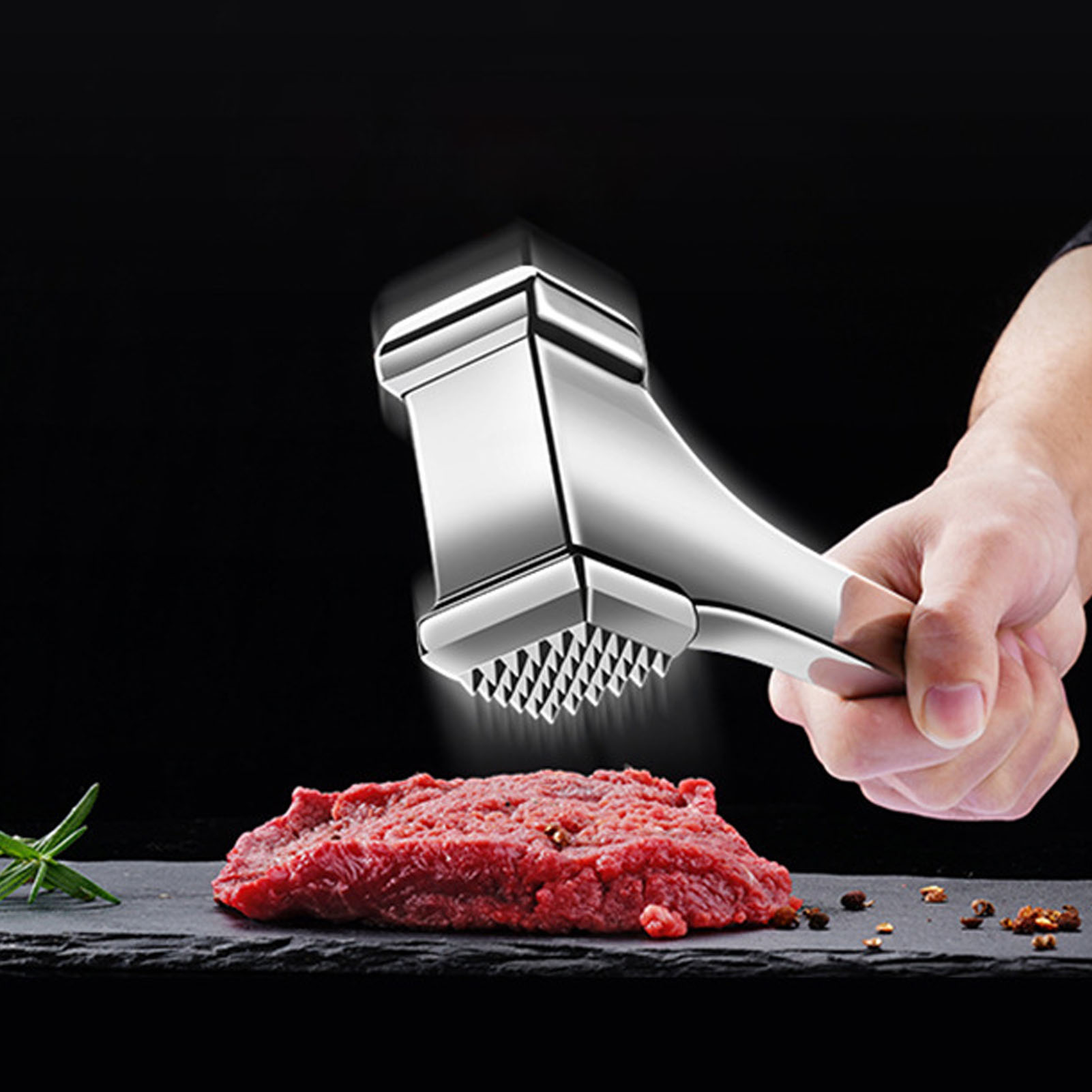 Steakzartmacher, Doppelseitiger Fleischzartmacher, Sehnenlöser, Fleischzartmacher Zum Zerkleinern