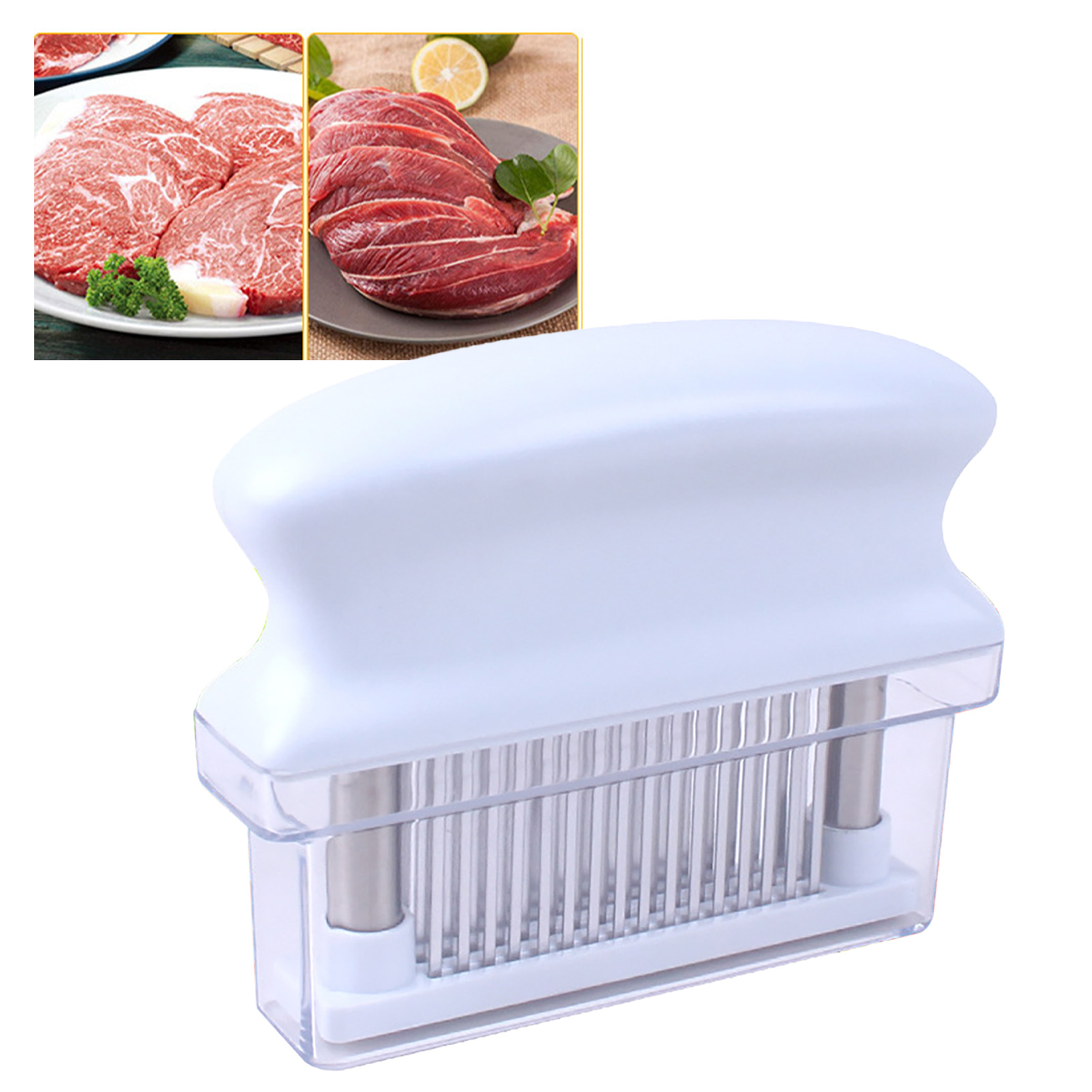 Küchengerät Aus Kunststoff, Fleischzartmacher Mit 48 Nadeln, Kleines Küchengerät, Dh-b15 Fleischzartmacher Für Weißes Fleisch.